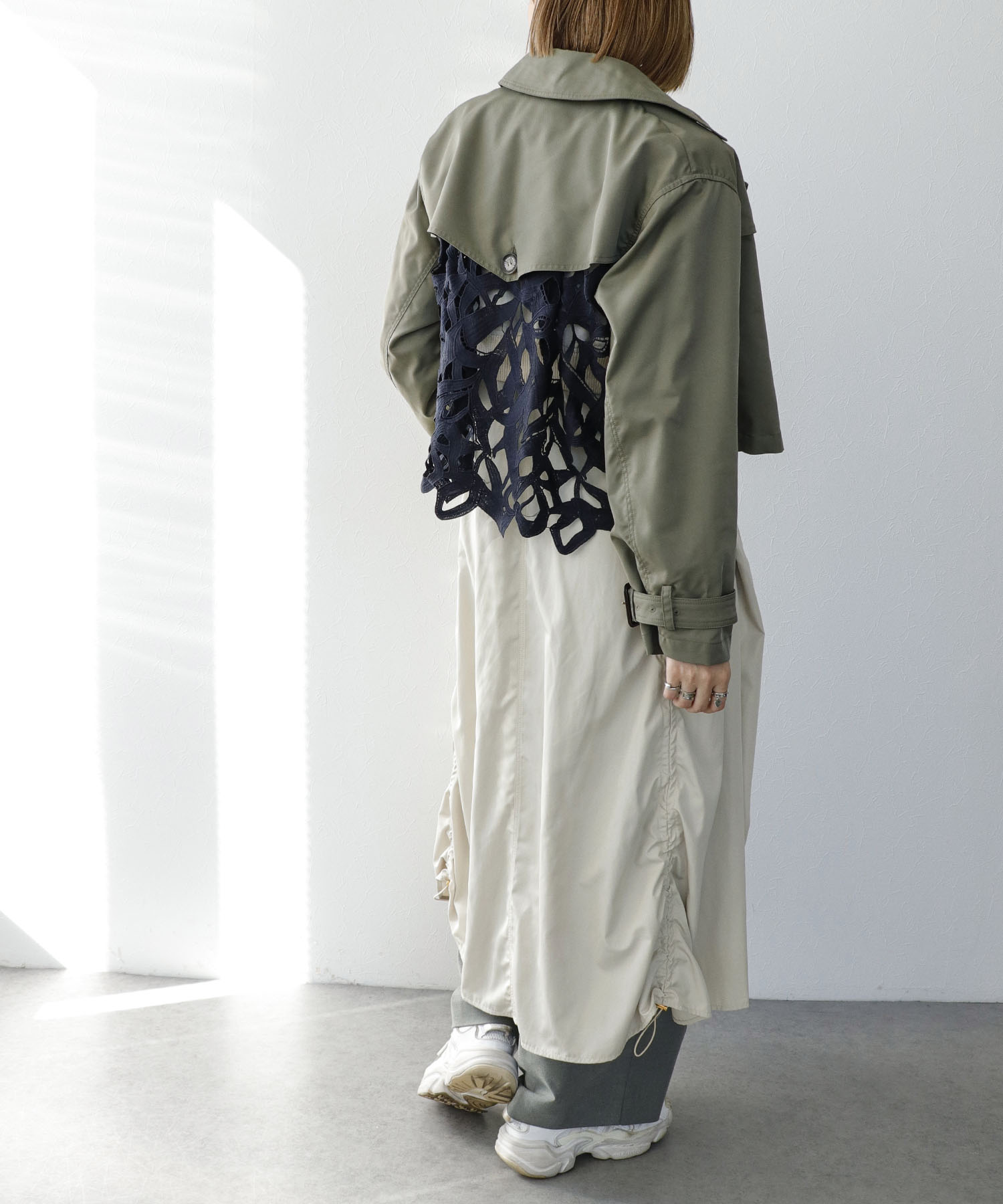 ショートトレンチアンサンブルコート | AND ON JIONE STORE