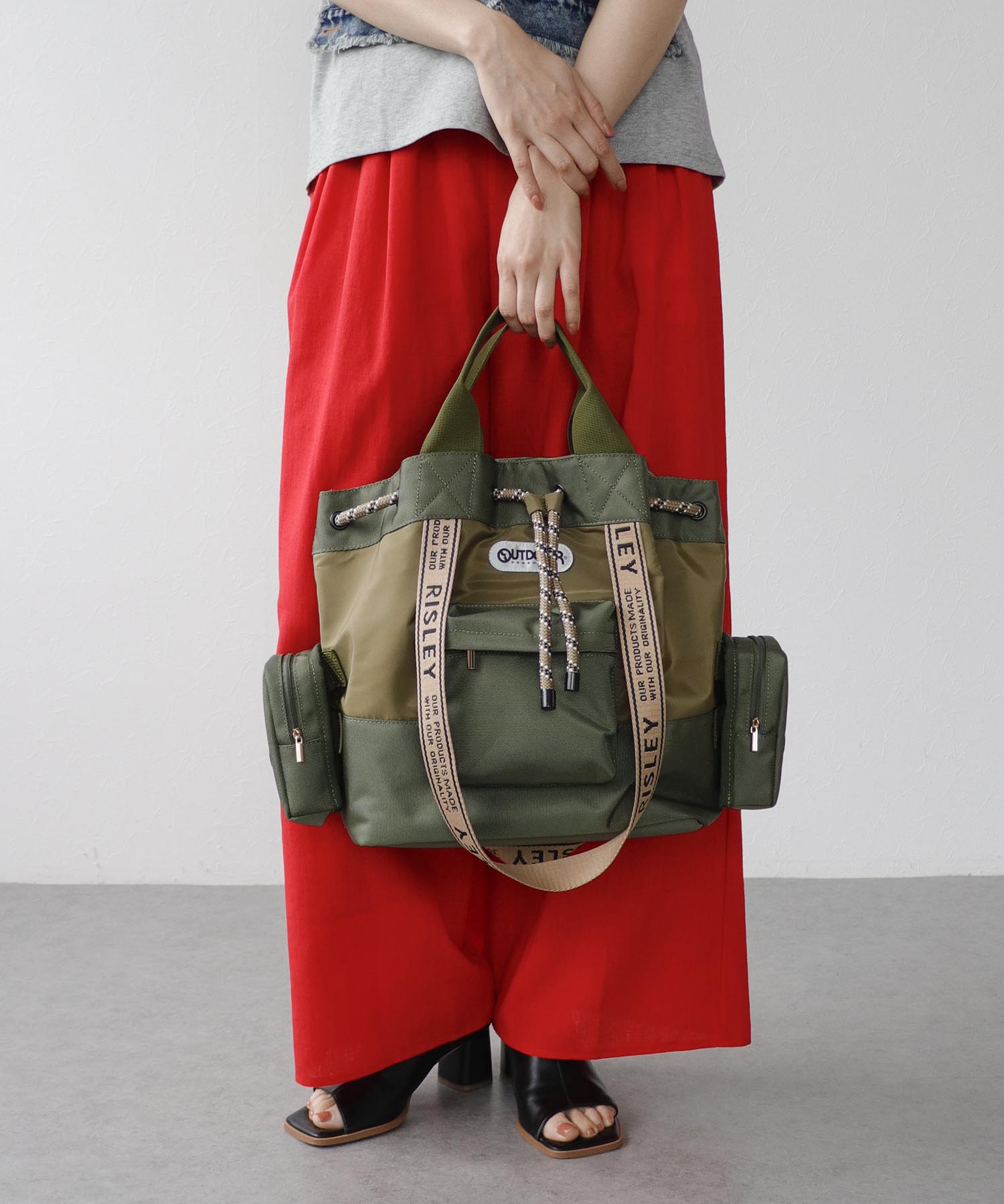 【RISLEY×OUTDOOR PRODUCT】ダブルハンドルトート