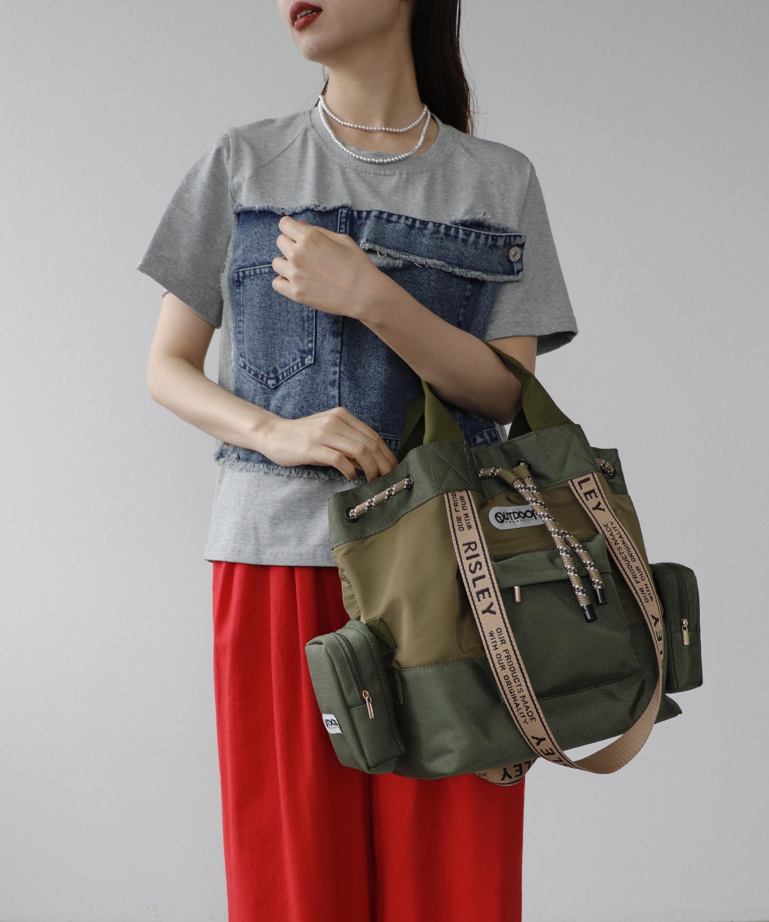 【RISLEY×OUTDOOR PRODUCT】ダブルハンドルトート