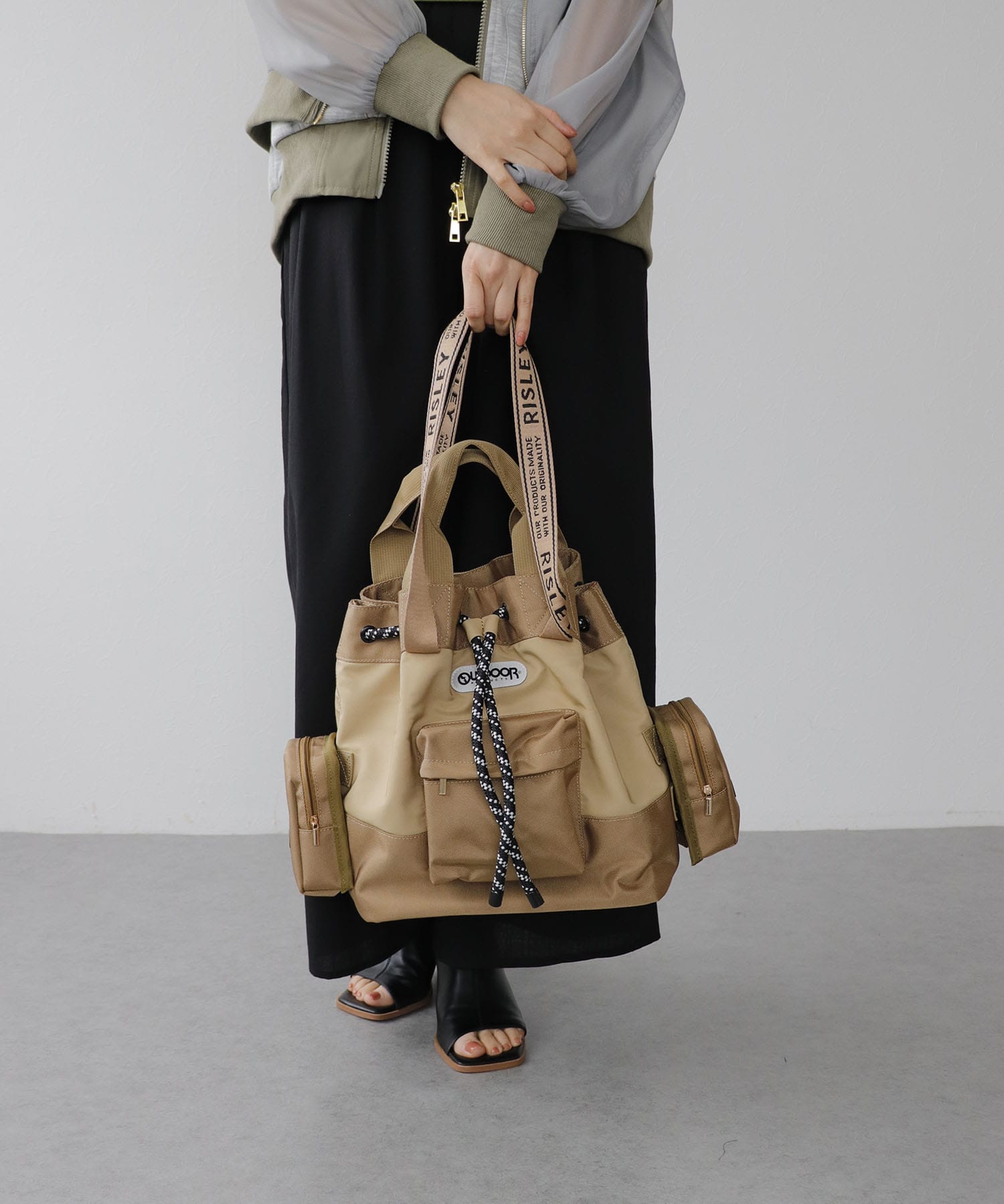 【RISLEY×OUTDOOR PRODUCT】ダブルハンドルトート
