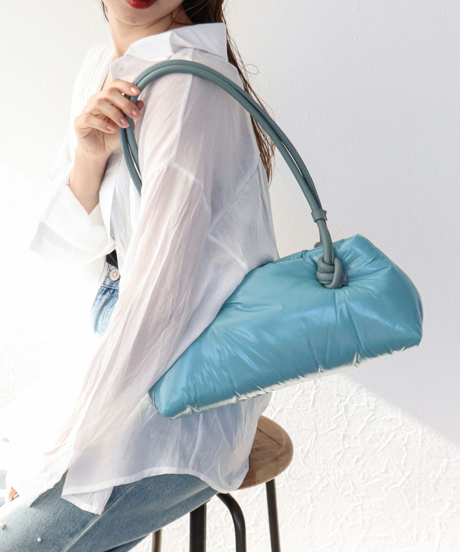 KNOTクッションバッグ | AND ON JIONE STORE(アンドオン KNOTクッションバッグ | AND ON JIONE STORE(アンドオン