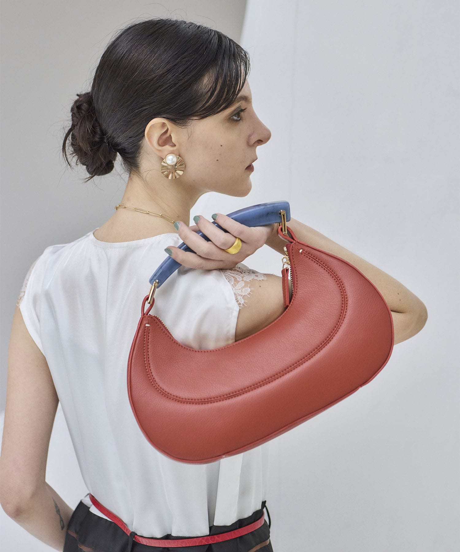 MARBLE HORN BAG