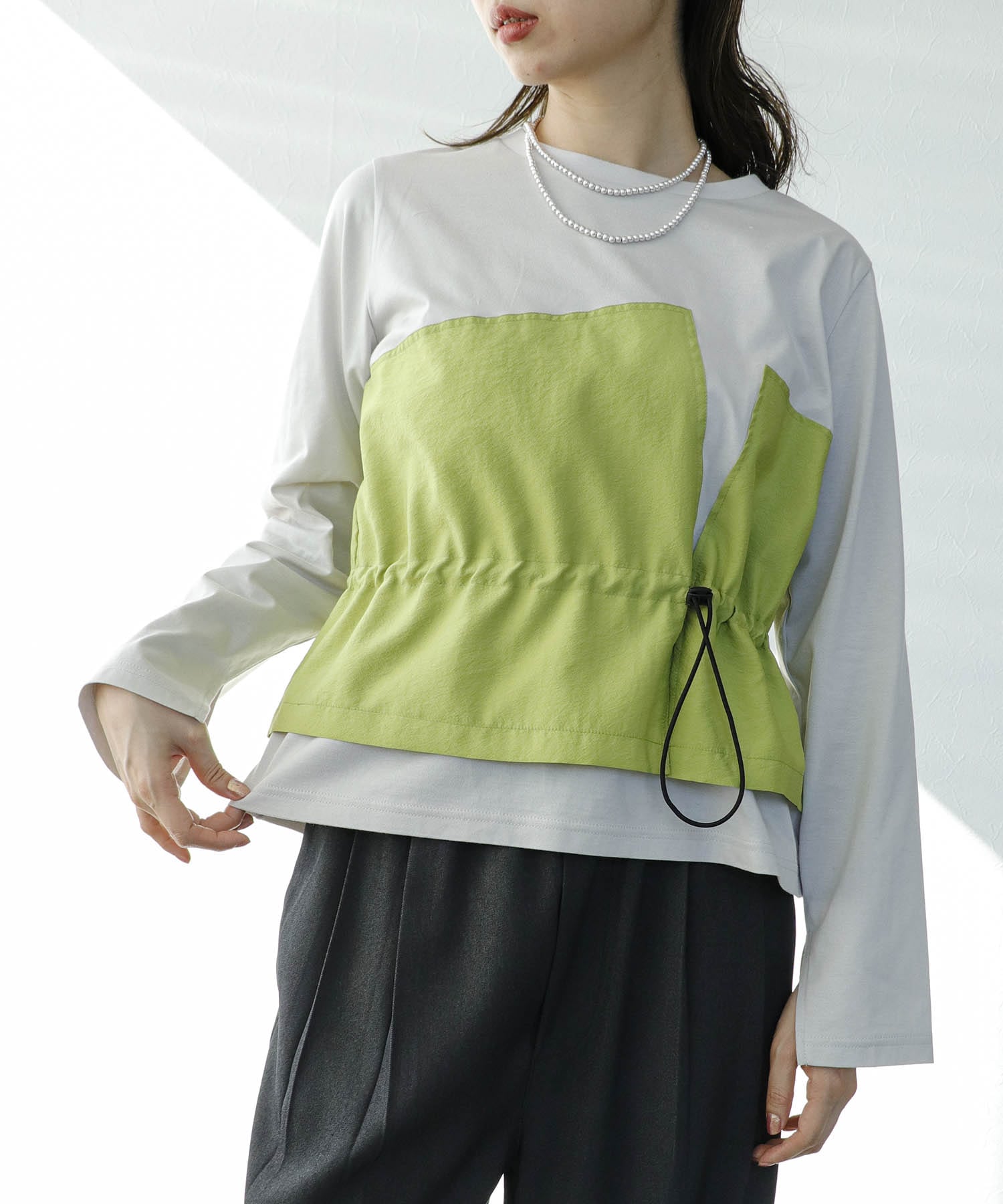 ビスチェレイヤードトップス | AND ON JIONE STORE（アンドオン