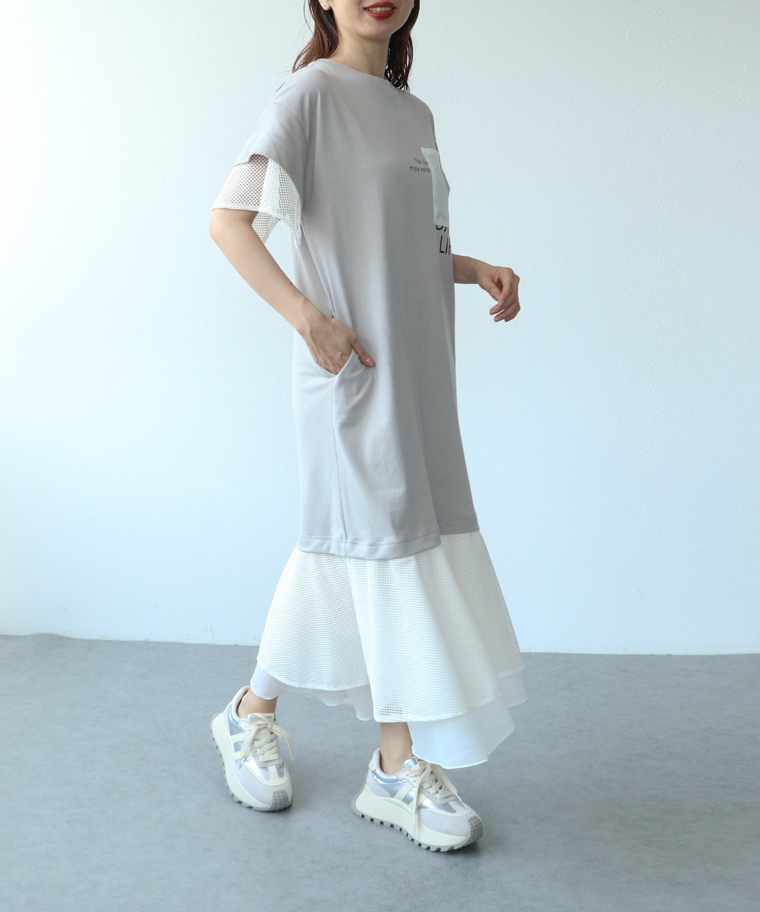 メッシュジョイントワンピース