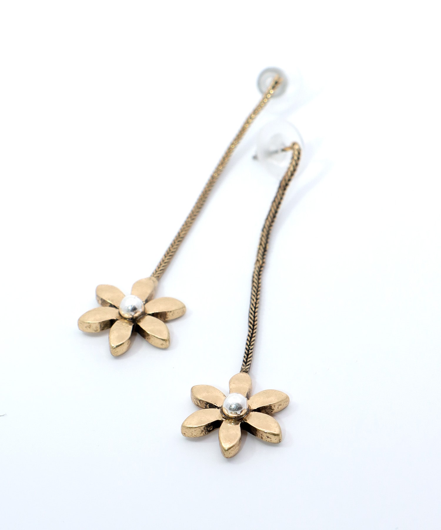【LIMITED NUMBER】チェーンフラワーピアス
