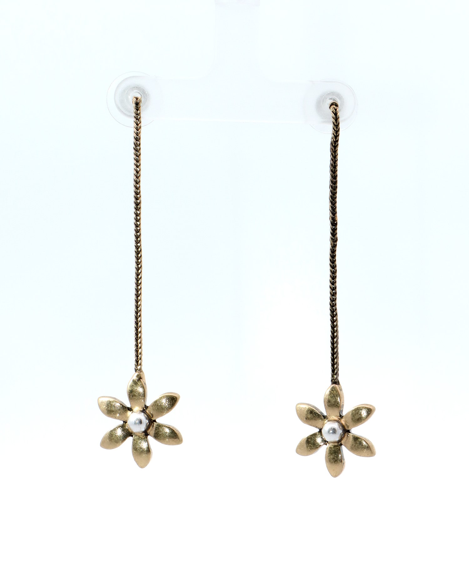 【LIMITED NUMBER】チェーンフラワーピアス