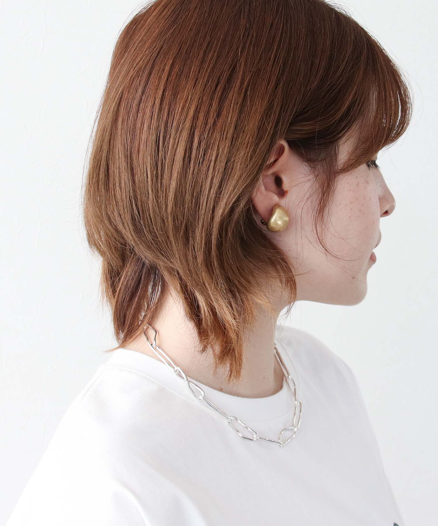 【LIMITED NUMBER】メタルボリュームイヤリング
