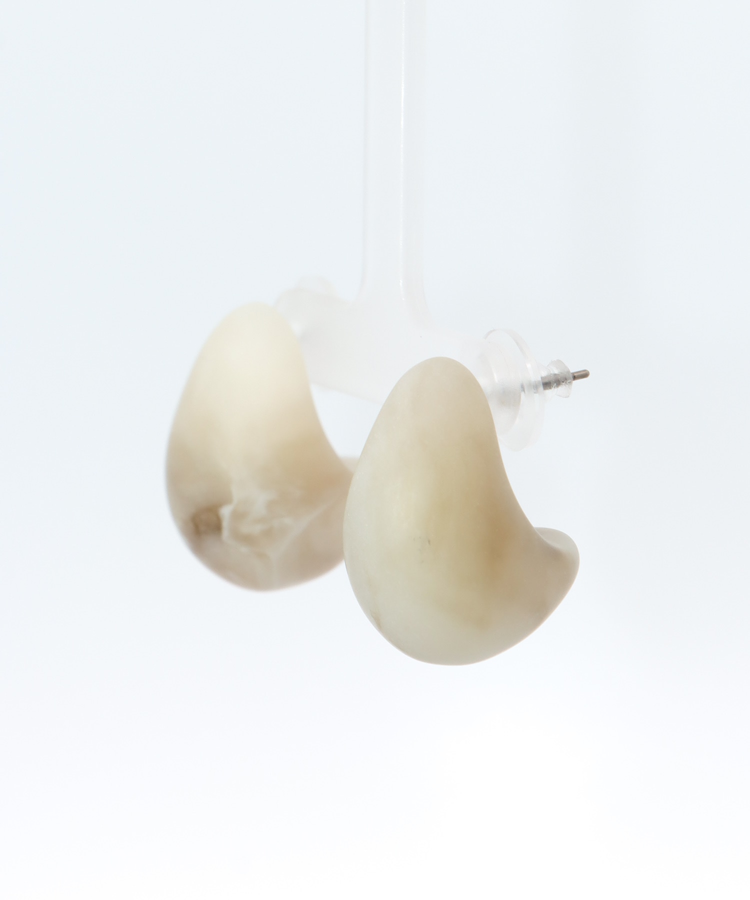 【LIMITED NUMBER】マットドロップモノトーンピアス