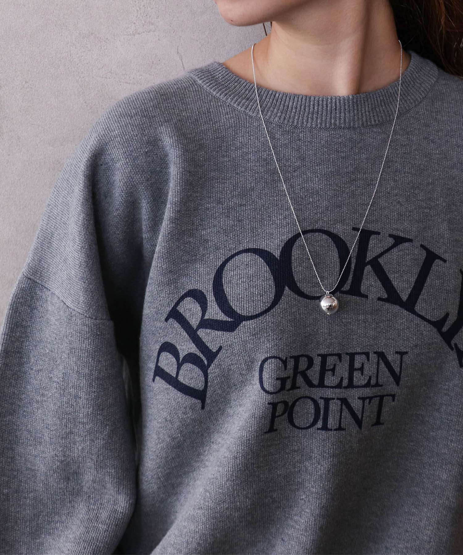 【LIMITED NUMBER】スライドボールネックレス