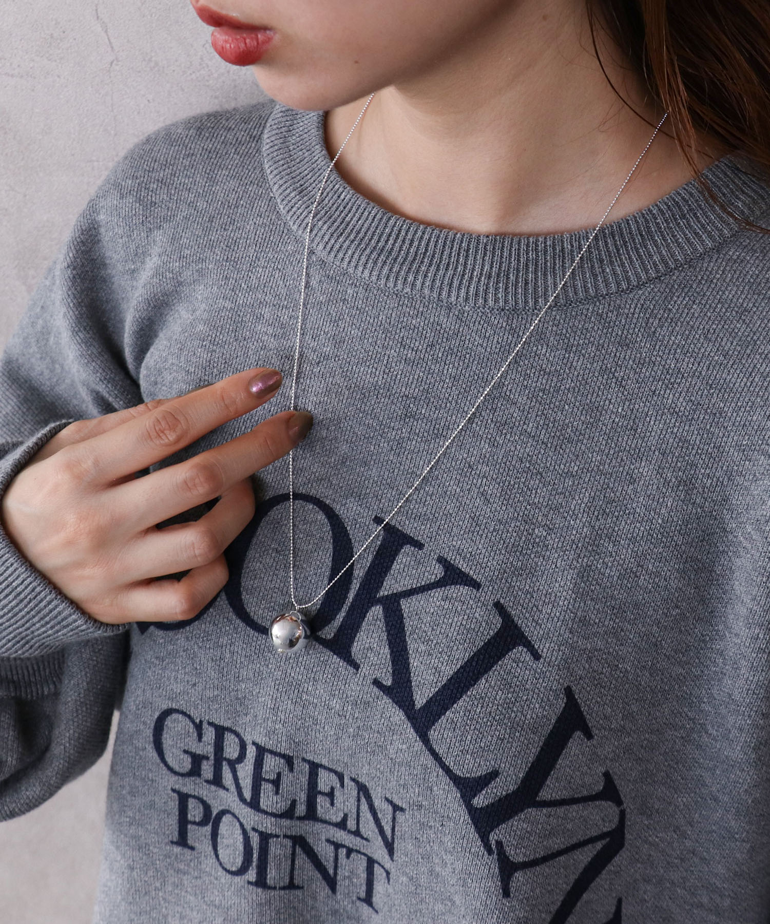 【LIMITED NUMBER】スライドボールネックレス