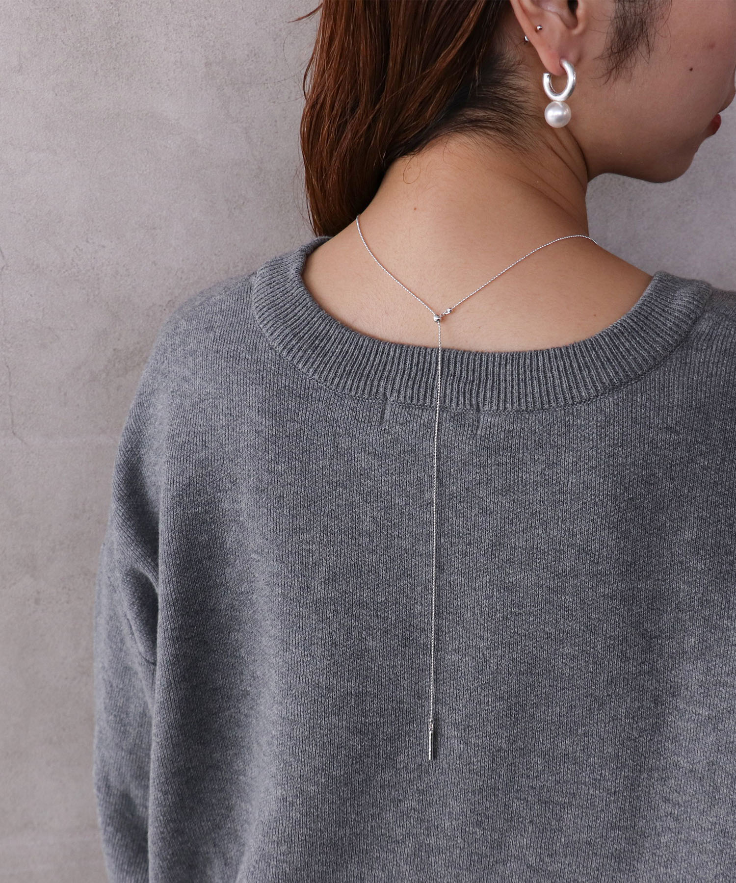 【LIMITED NUMBER】スライドボールネックレス