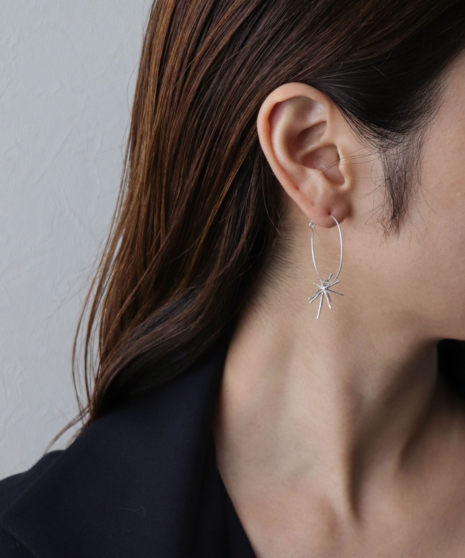 【LIMITED NUMBER】スターフープピアス