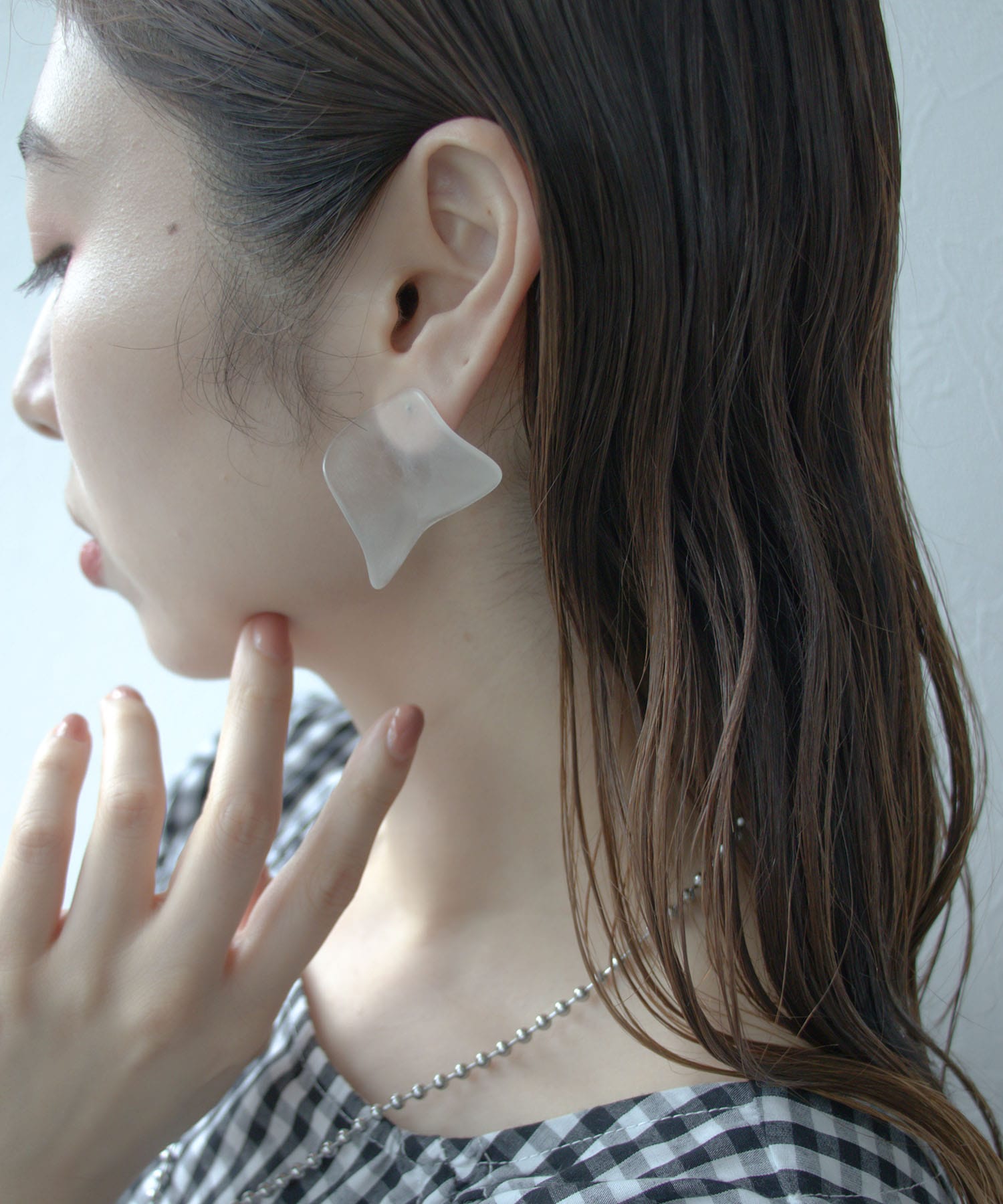 【LIMITED NUMBER】マット変形ピアス