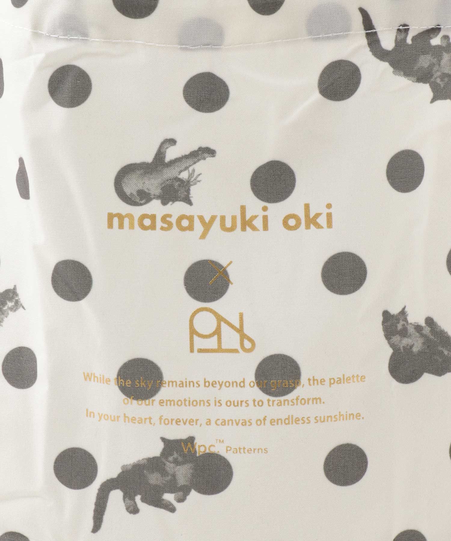 【Wpc.】CAT DOT 撥水エコトートバッグ