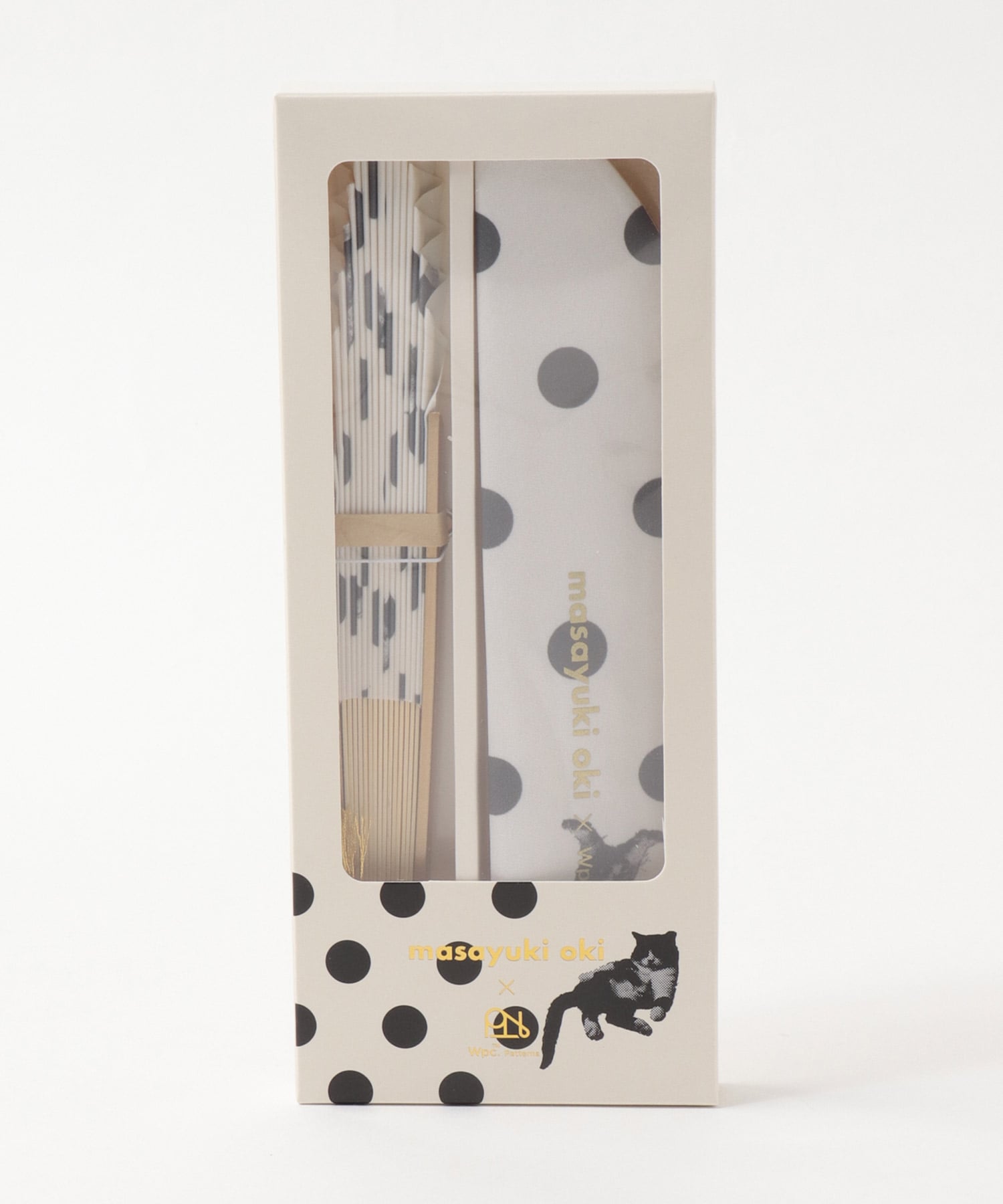 【Wpc.】CAT DOT BOX入り扇子