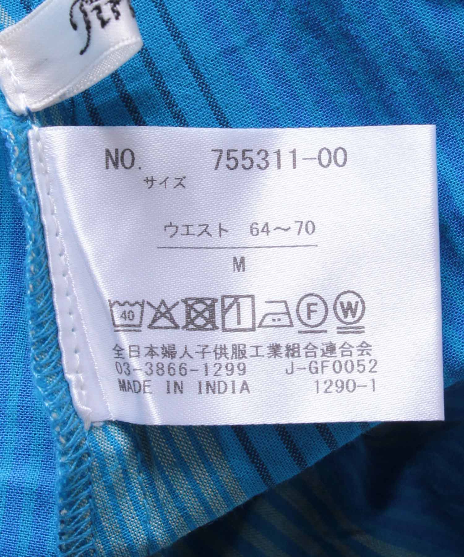 コットンパネルスカート