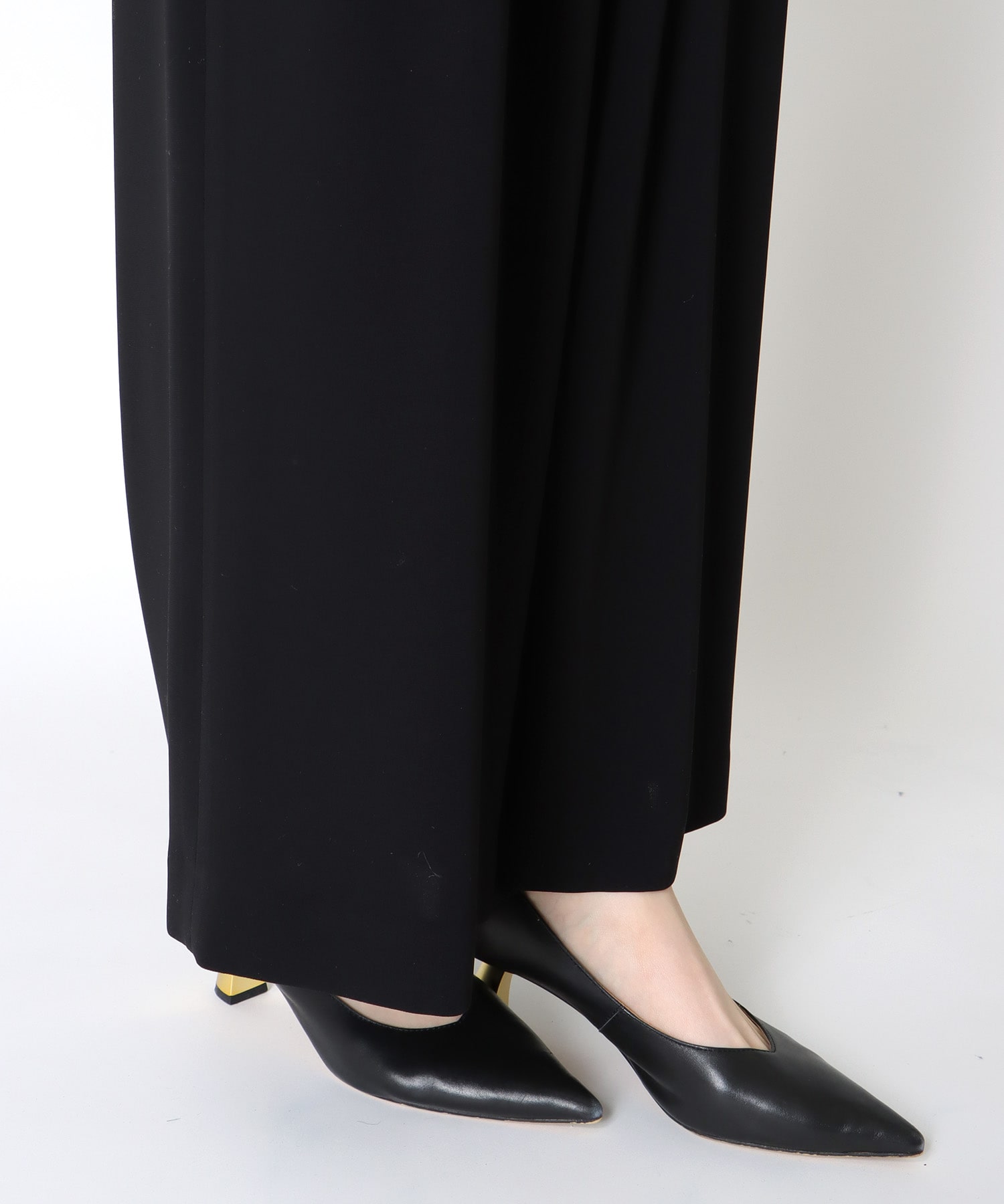 2タックワイドストレートパンツ