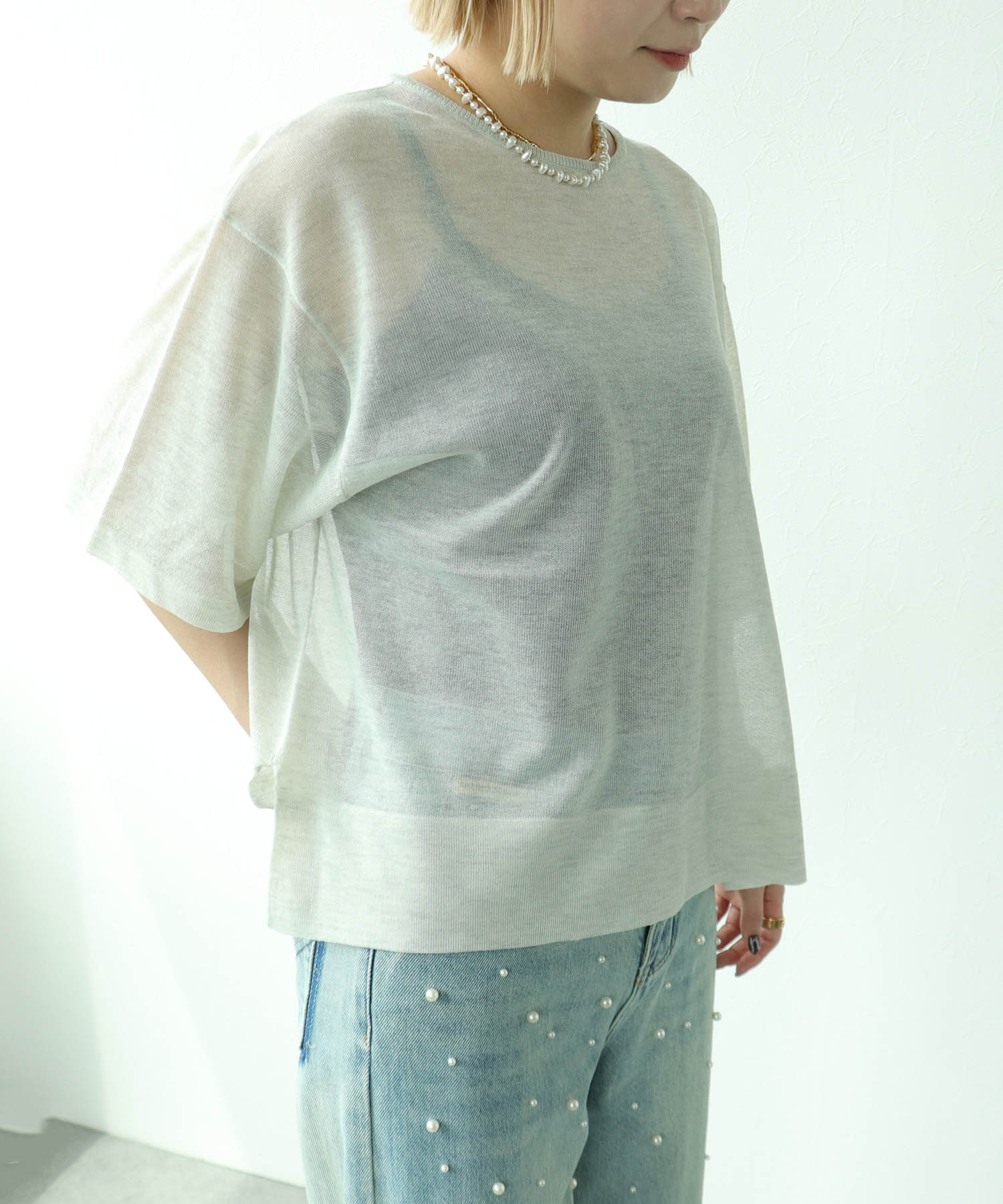 スパークシアー半袖プルオーバー