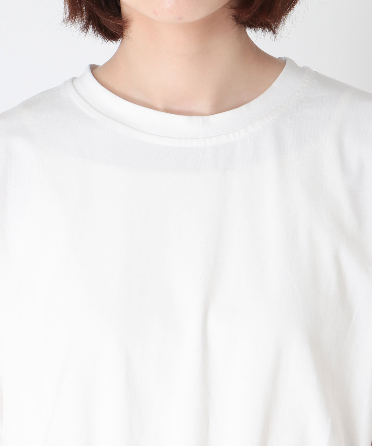 フリンジヘムTシャツ