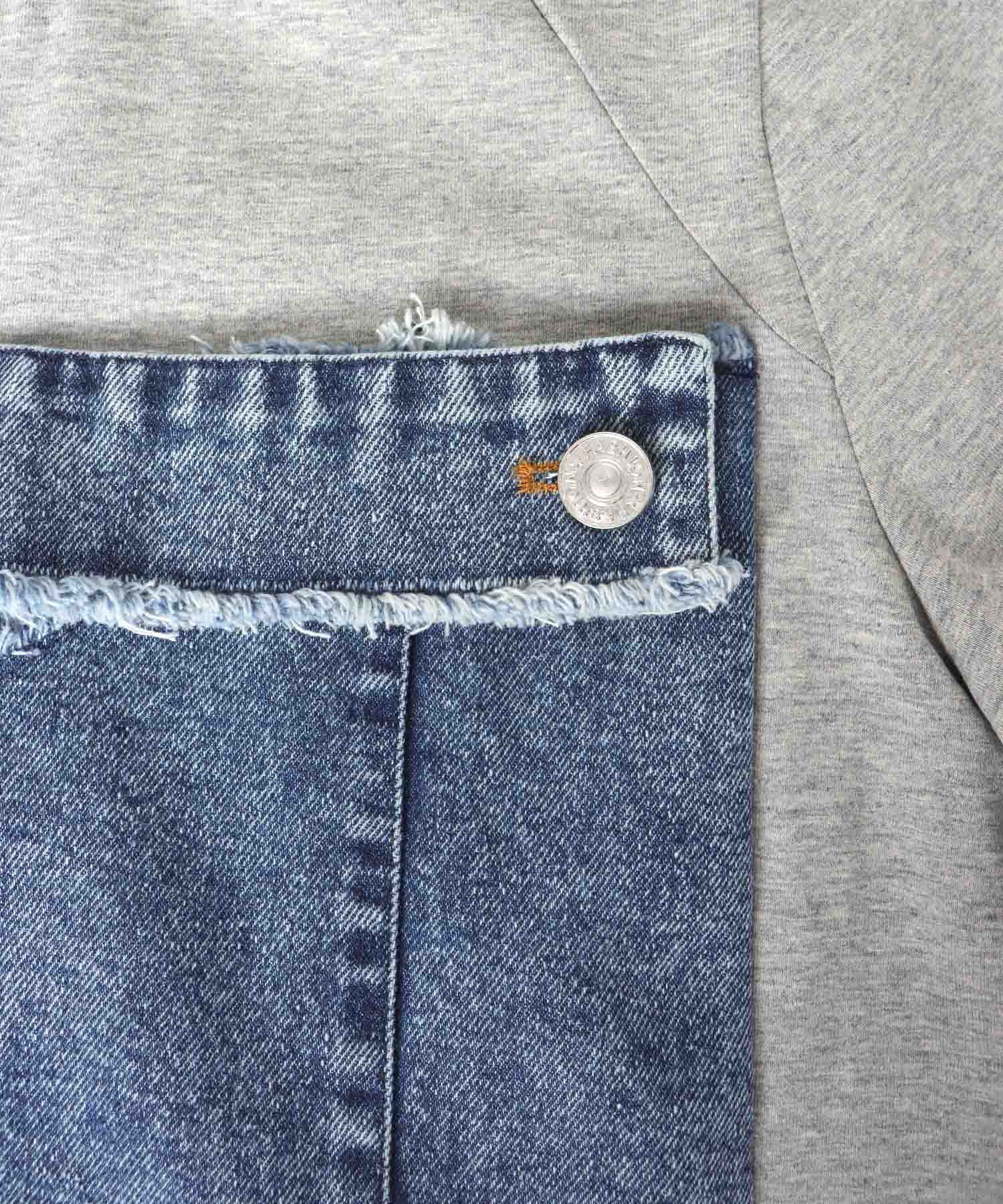デニムコンビネーションTシャツ