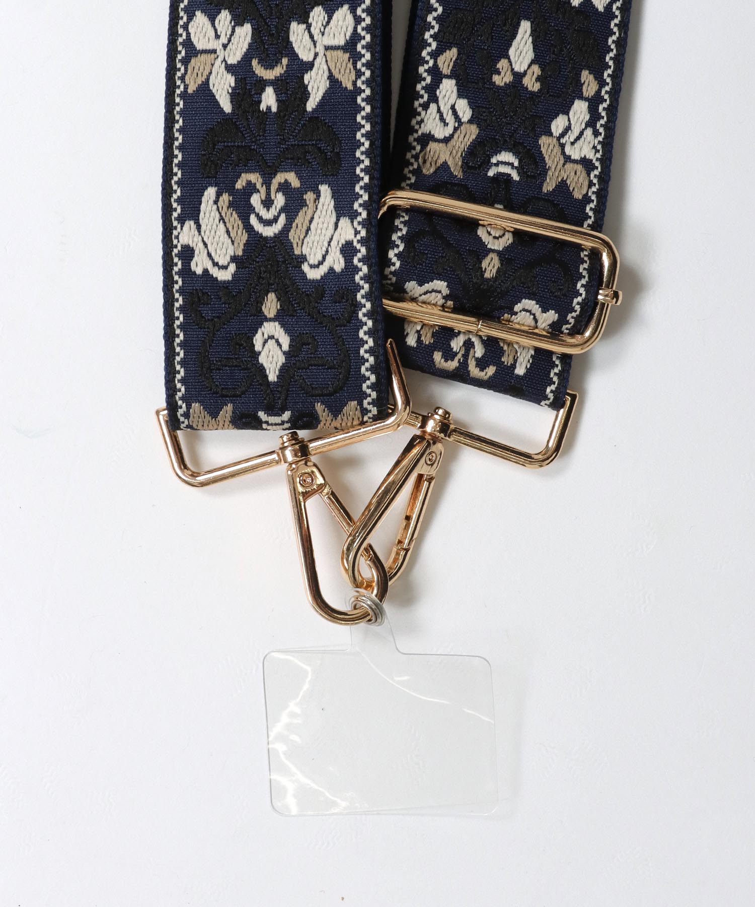 アラベスク刺繍2WAYショルダーストラップ