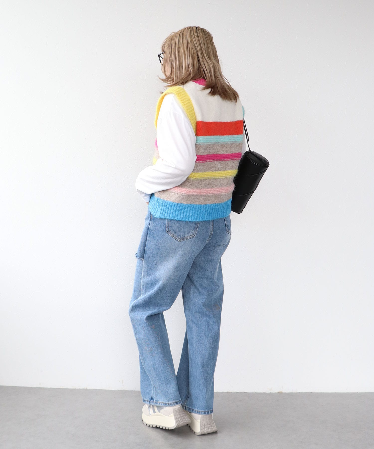 マルチカラーボーダーベスト