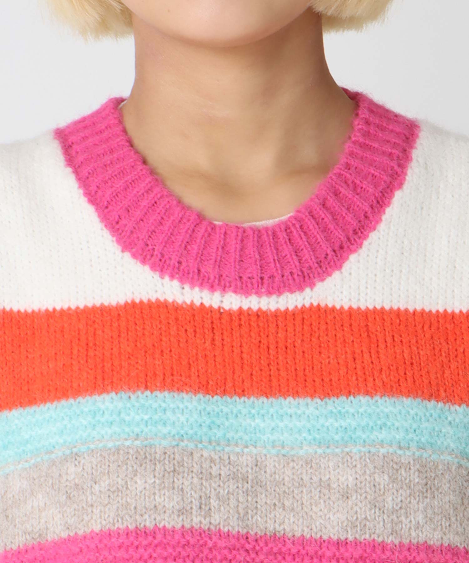 マルチカラーボーダーベスト