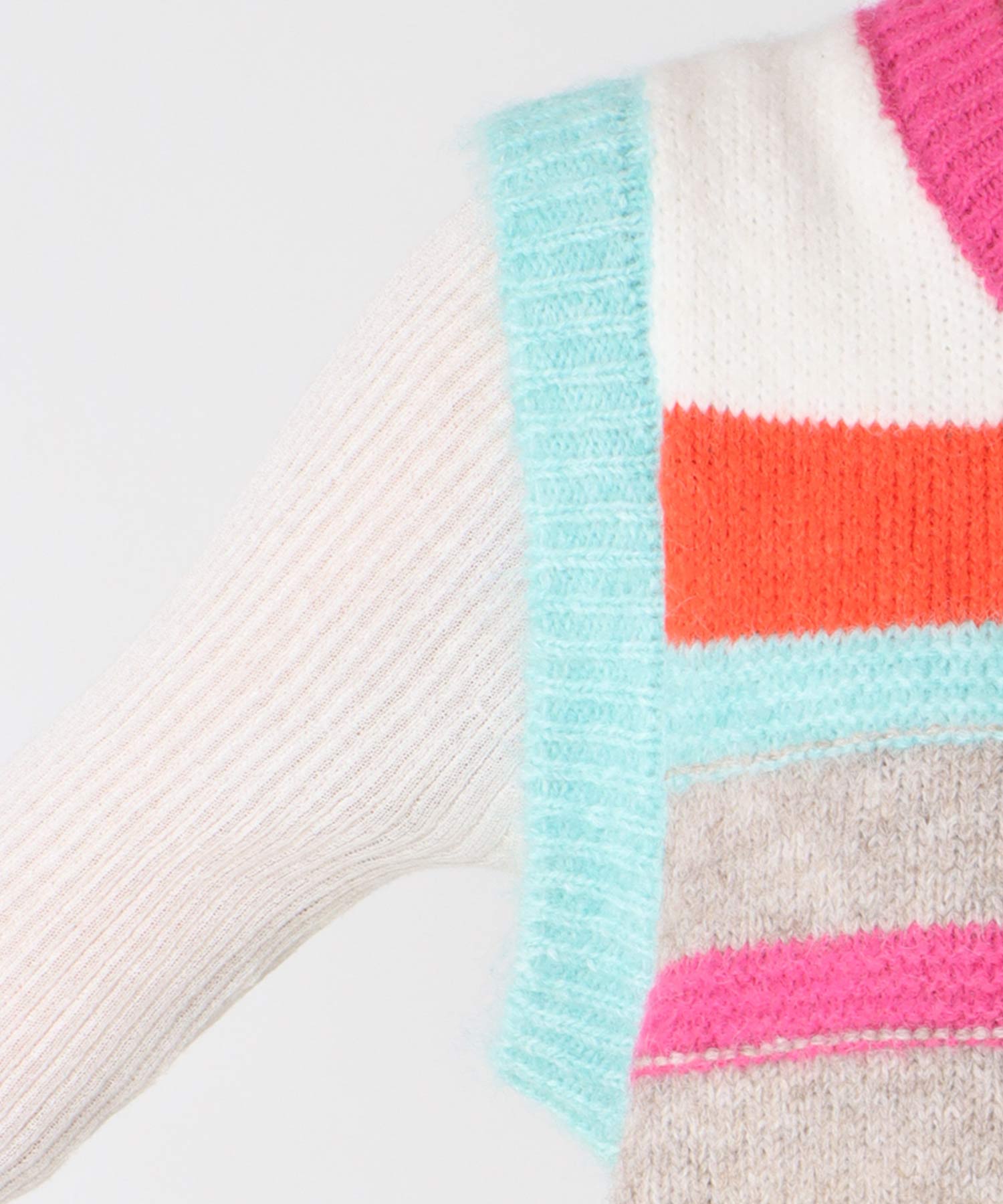 マルチカラーボーダーベスト