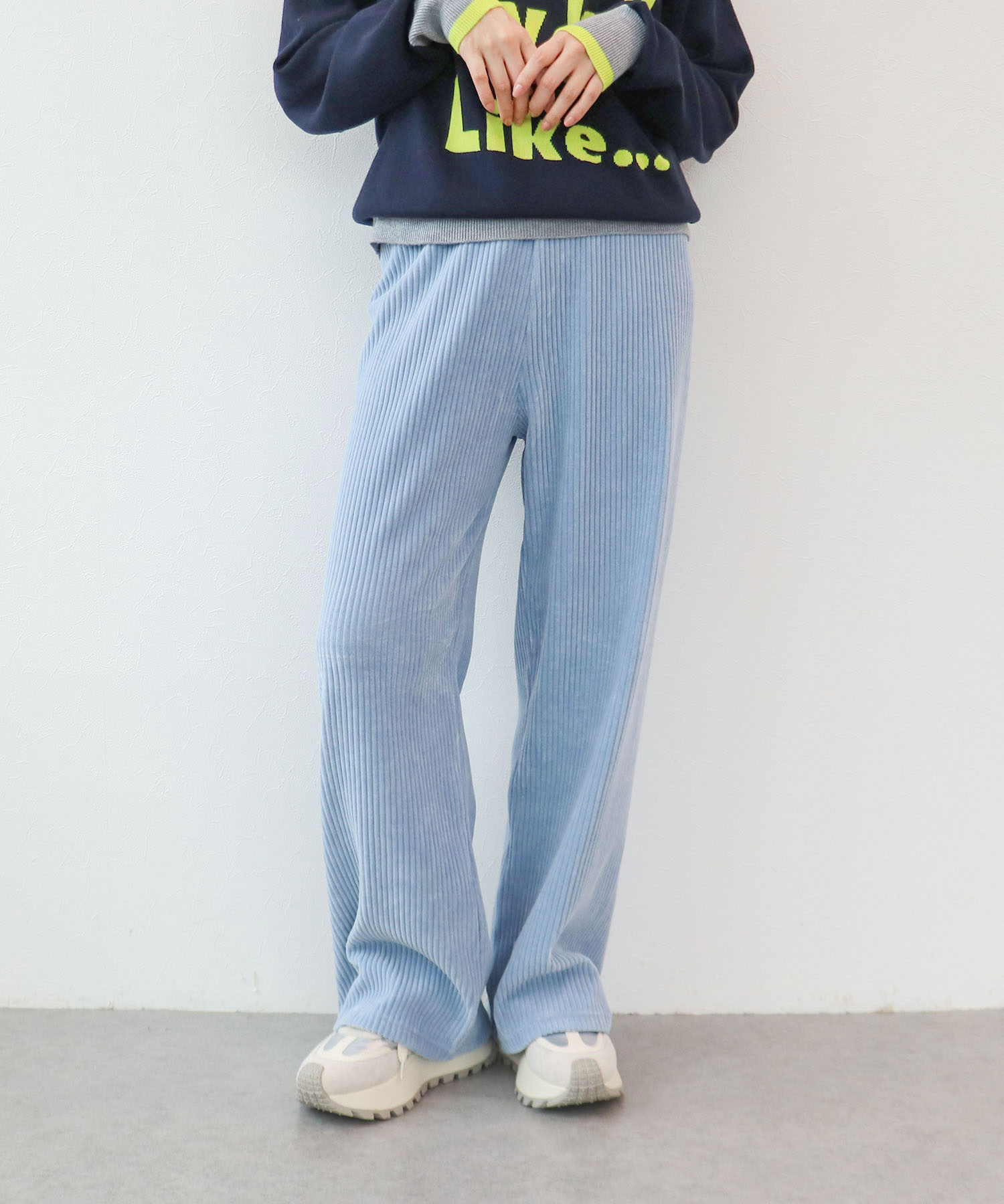 ソフトコーデュロイパンツ