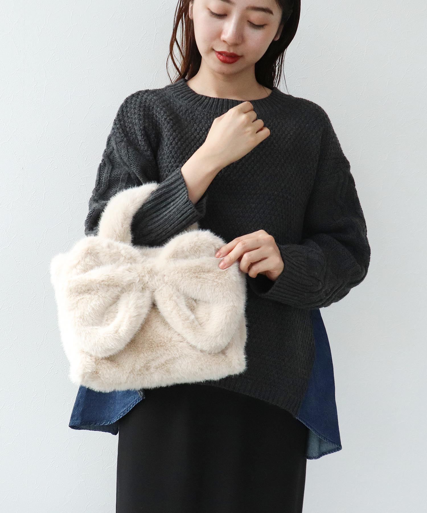 BIGリボンエコファートート