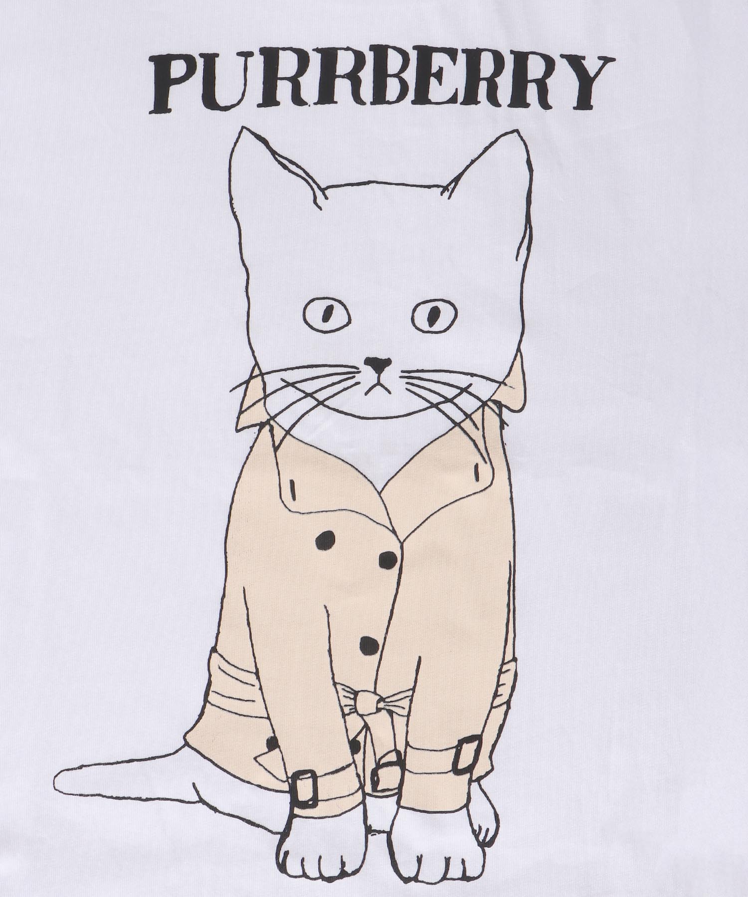 【BLACK SCORE】PURRBERRY クロップドＴ