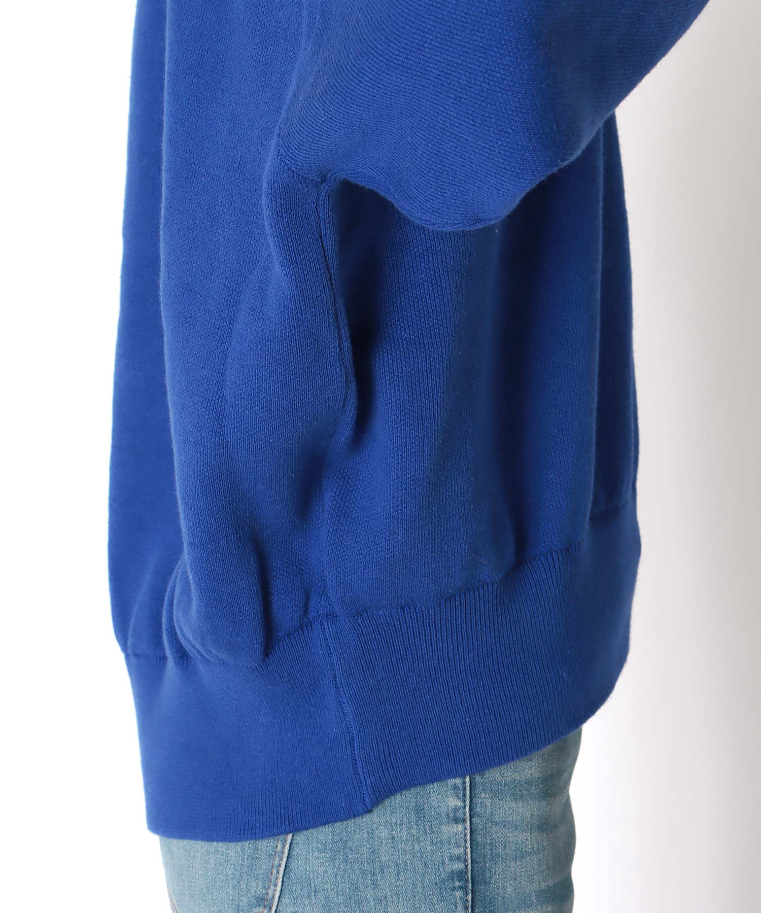 スウェットライククルーネックプルオーバー