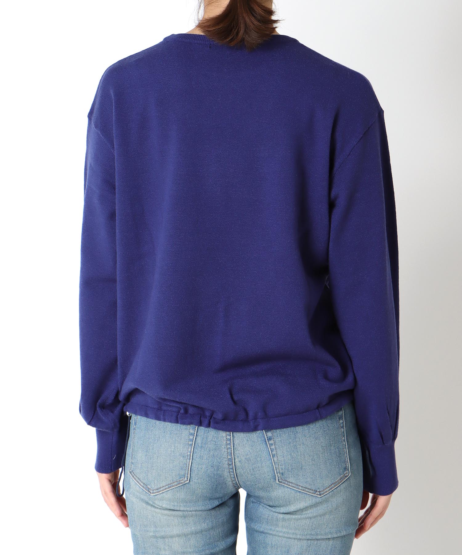 ラメロゴジャガードプルオーバー