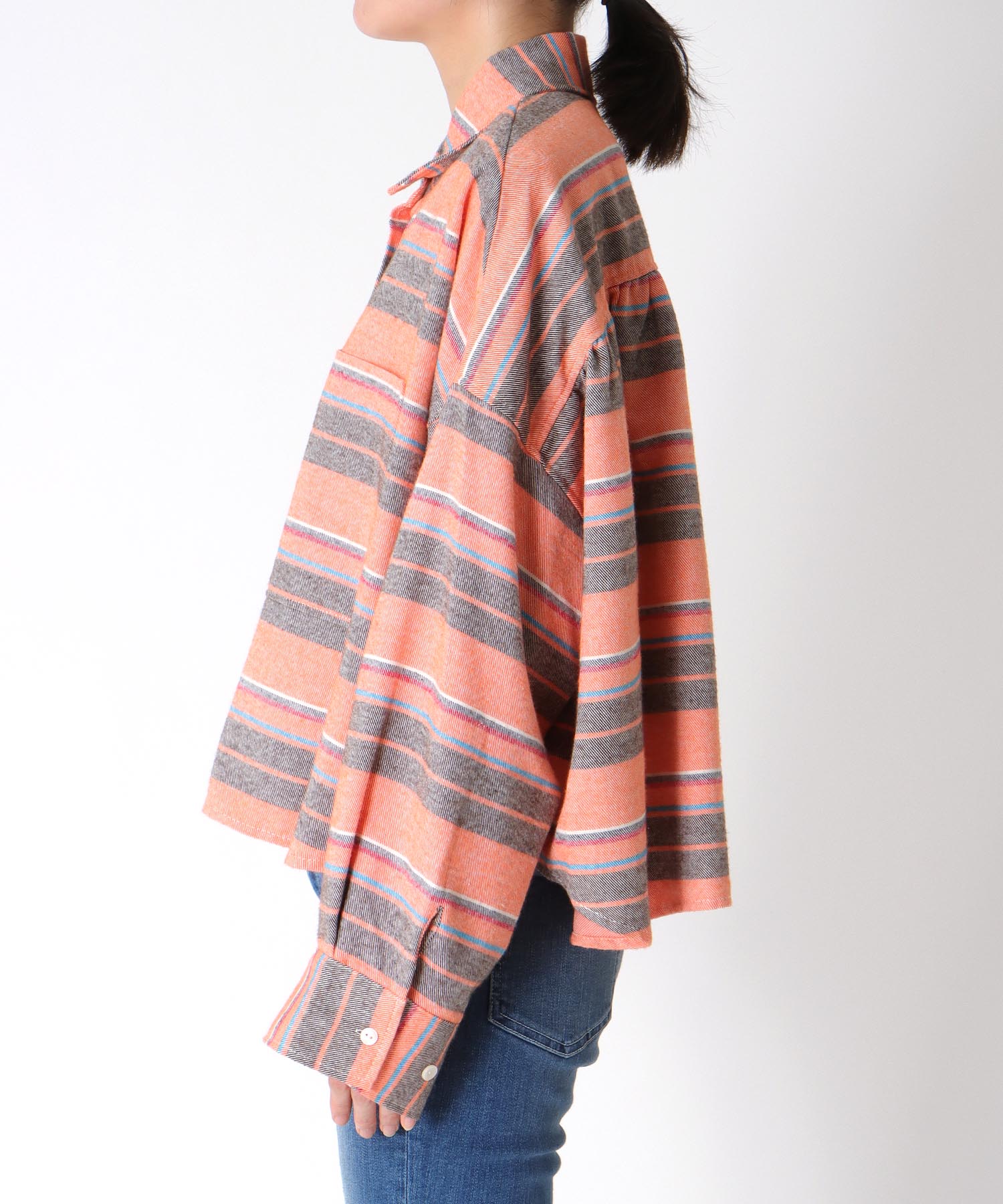 ビッグマルチボーダーシャツ