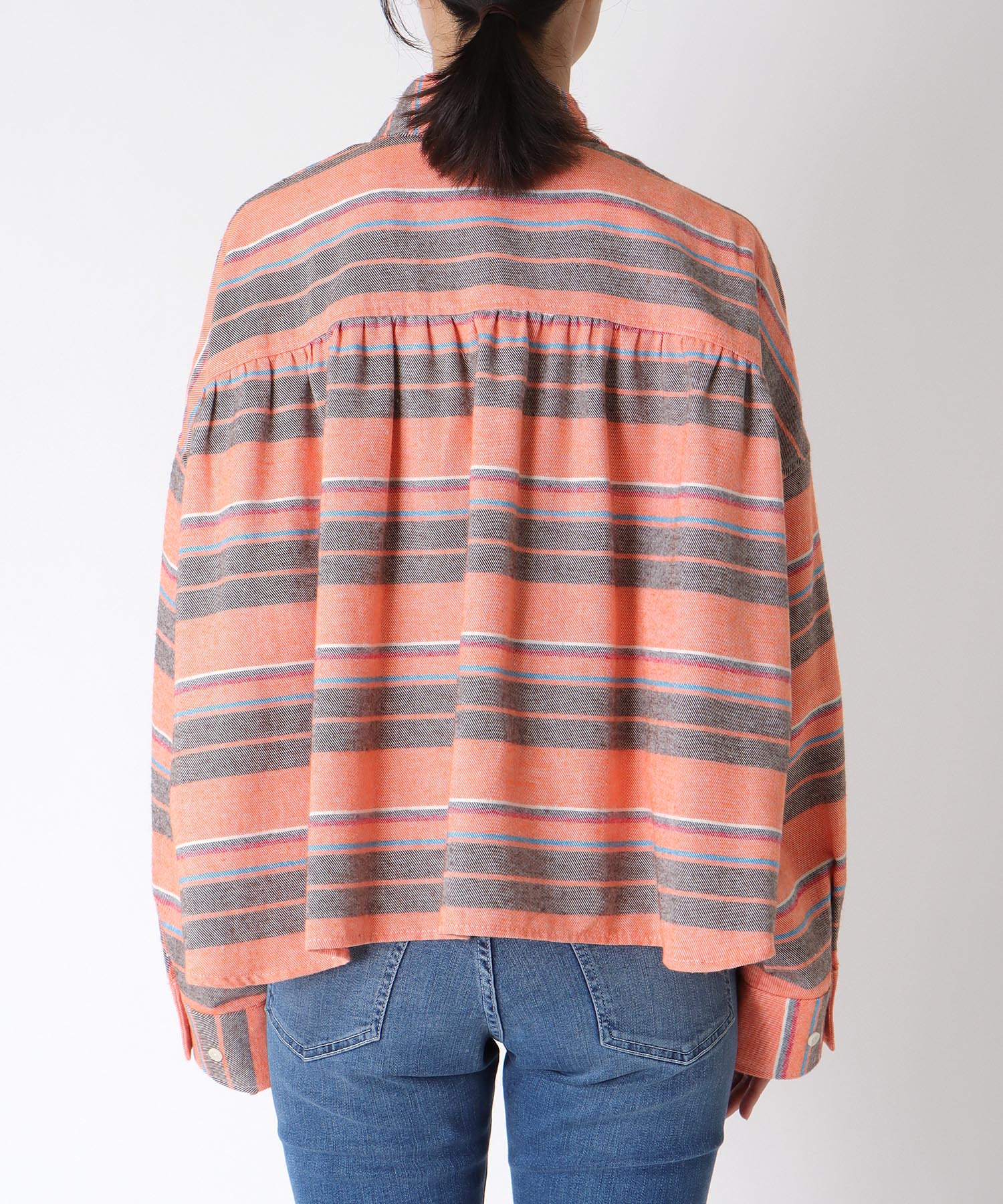 ビッグマルチボーダーシャツ