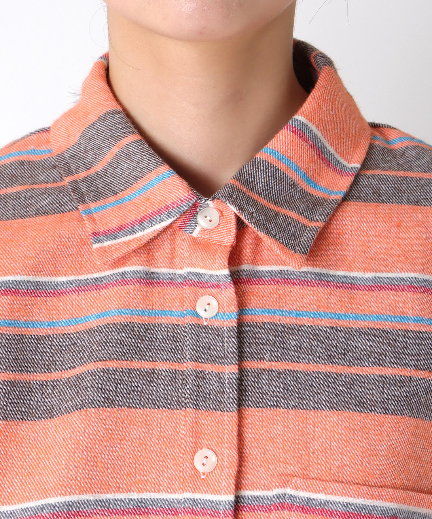 ビッグマルチボーダーシャツ