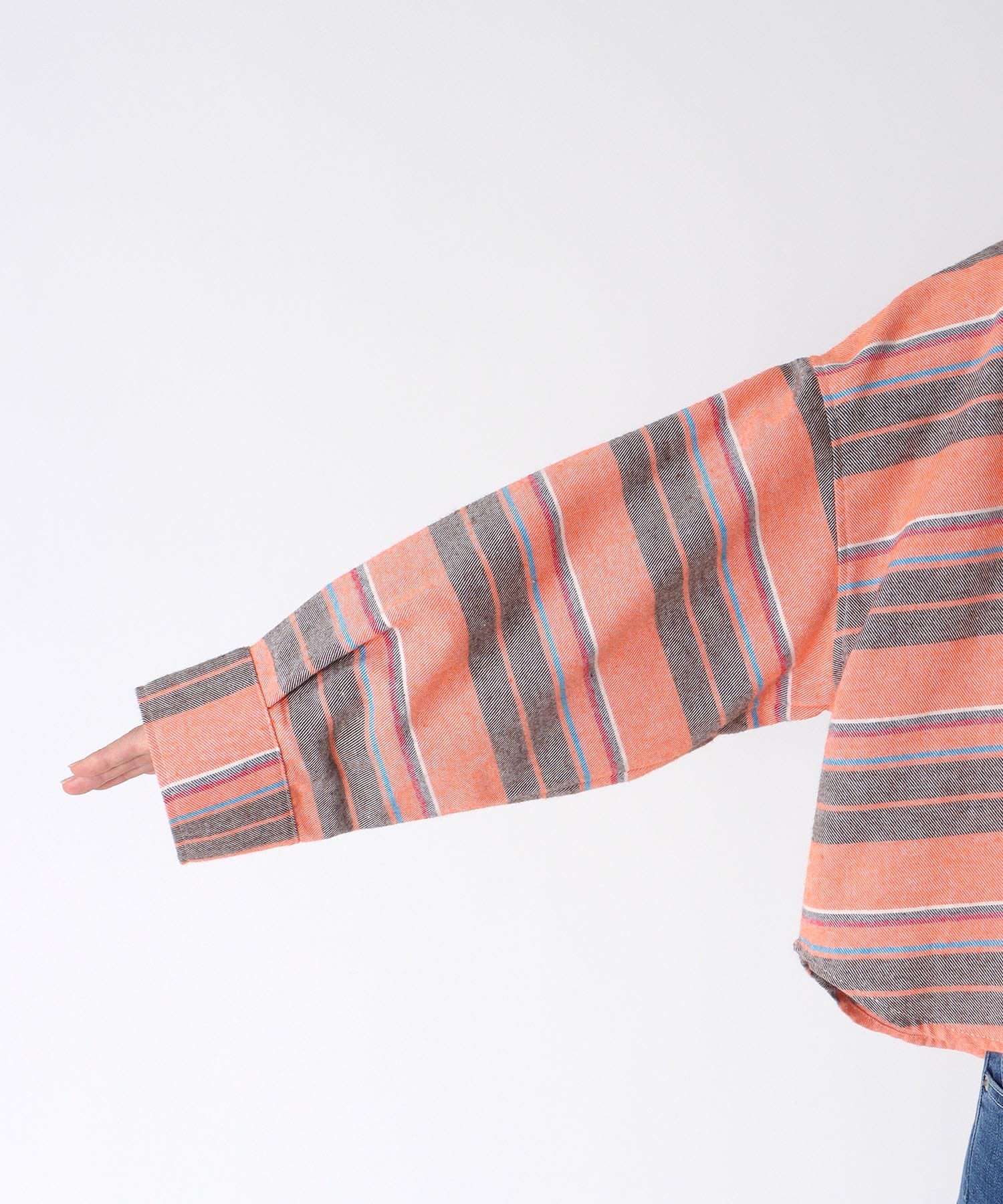 ビッグマルチボーダーシャツ