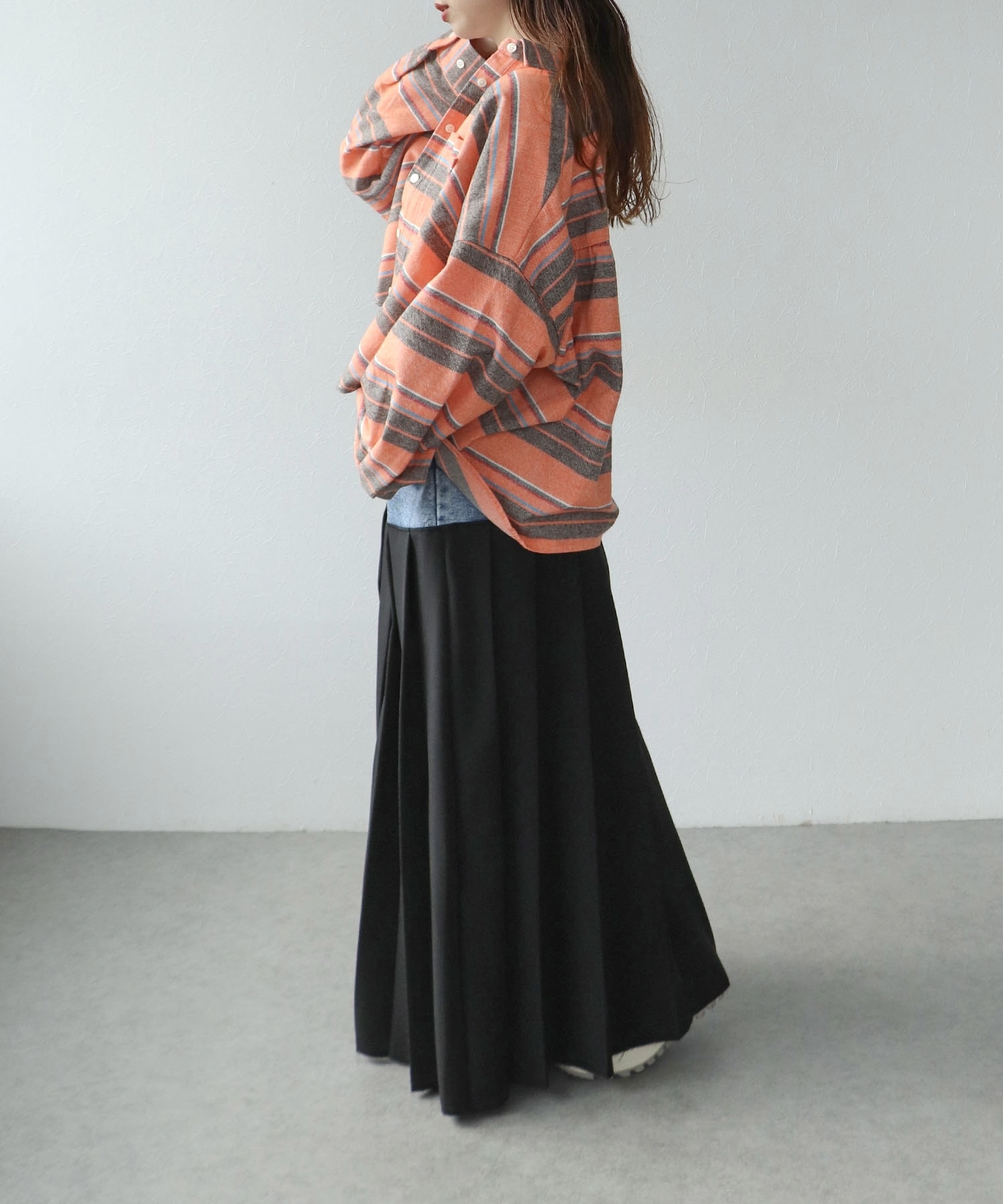 ビッグマルチボーダーシャツ