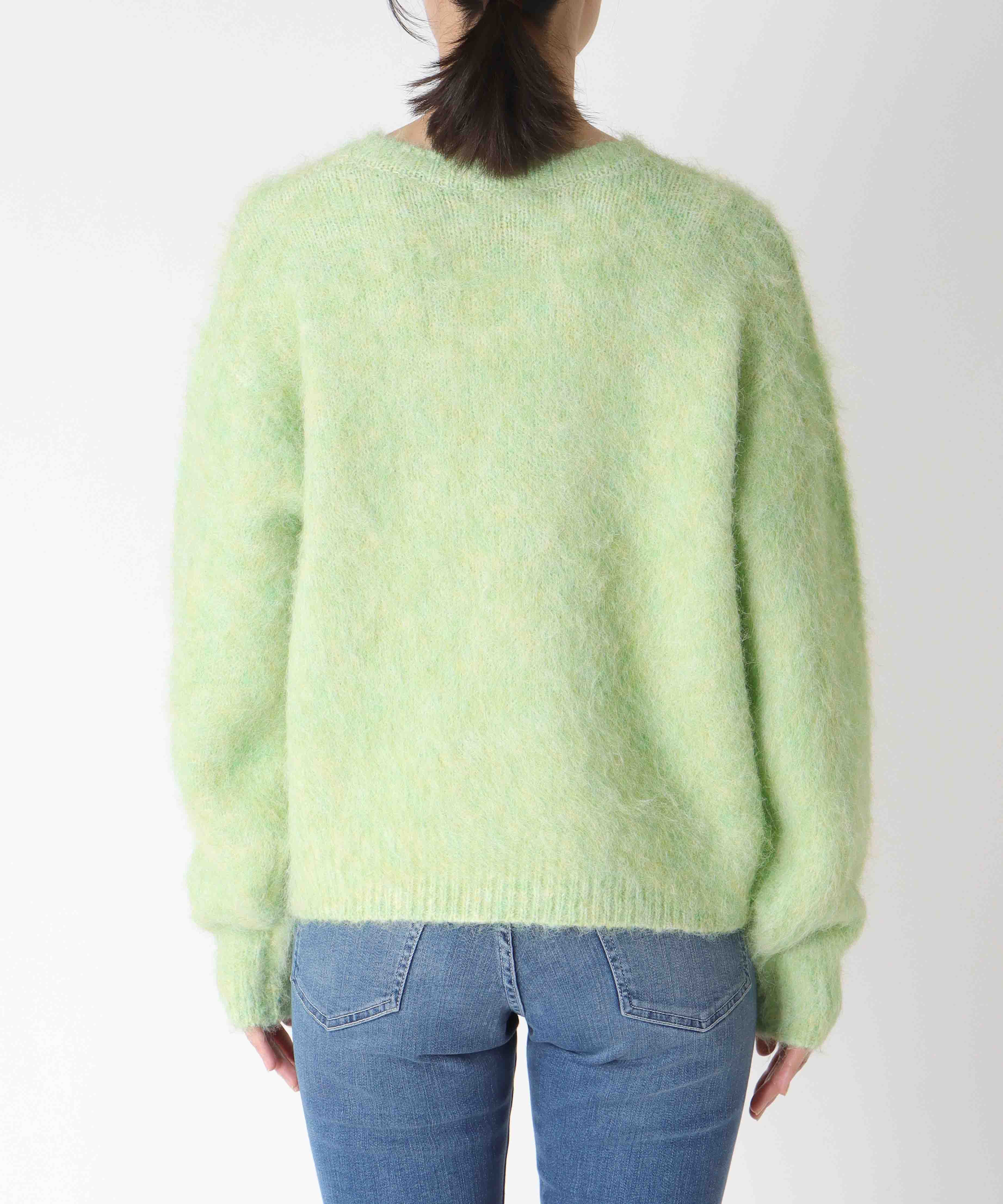 【WEB先行販売】シャギーショート丈クルーネックプルオーバー