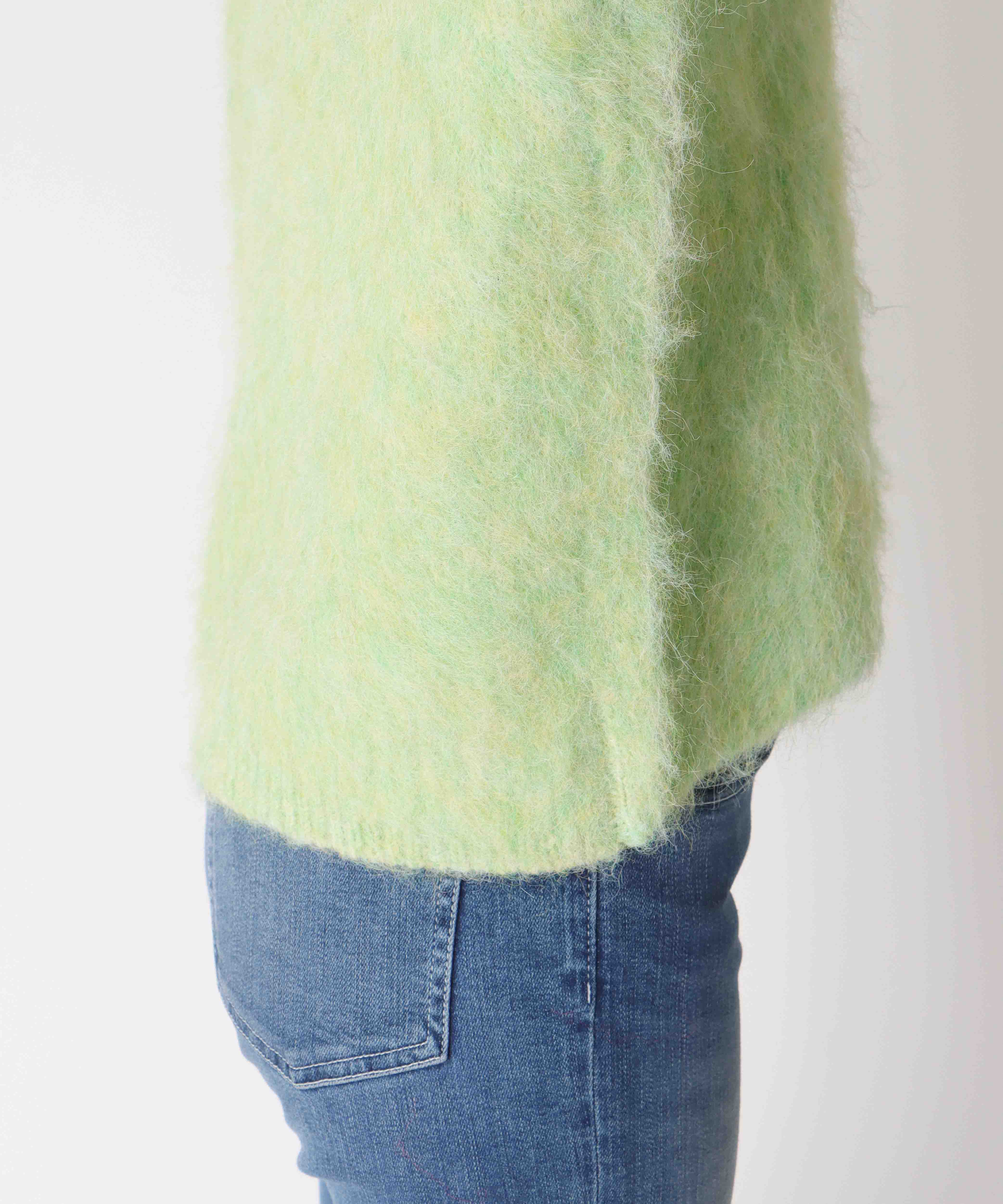 【WEB先行販売】シャギーショート丈クルーネックプルオーバー