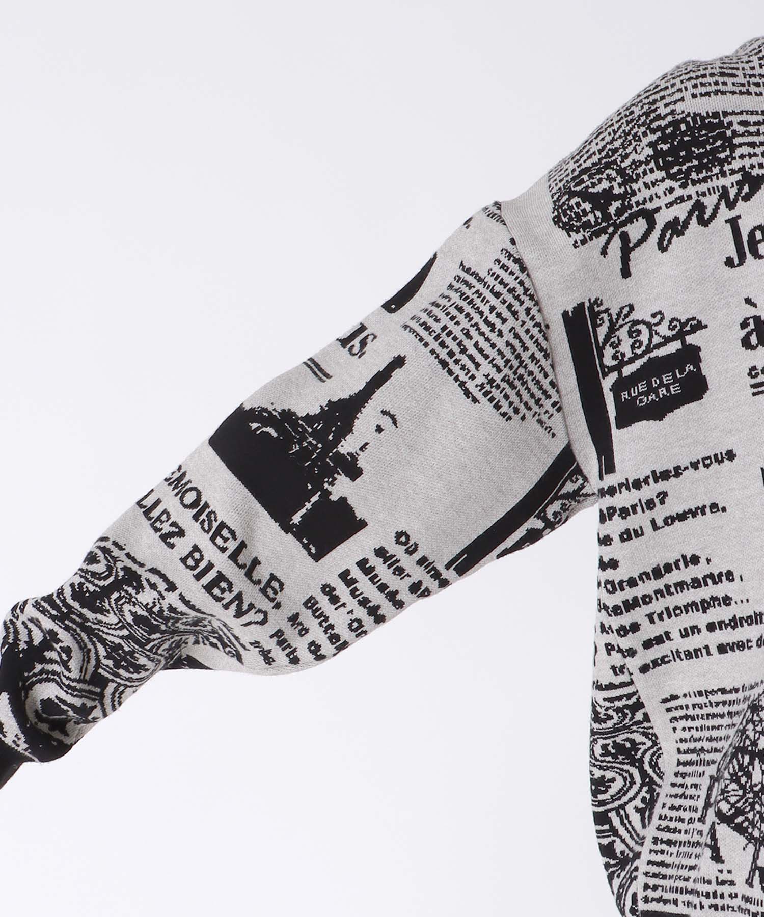 NEWS PAPER ジャガードニット