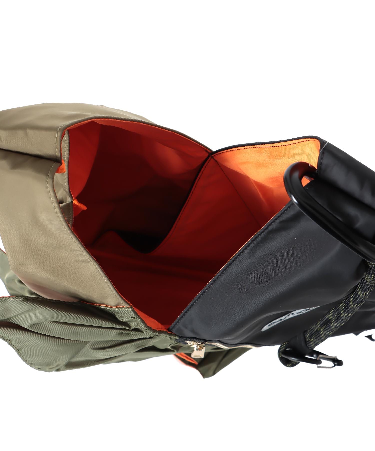 RISLEY×OUTDOOR PRODUCTS バイカラートライアングルフリルバッグ