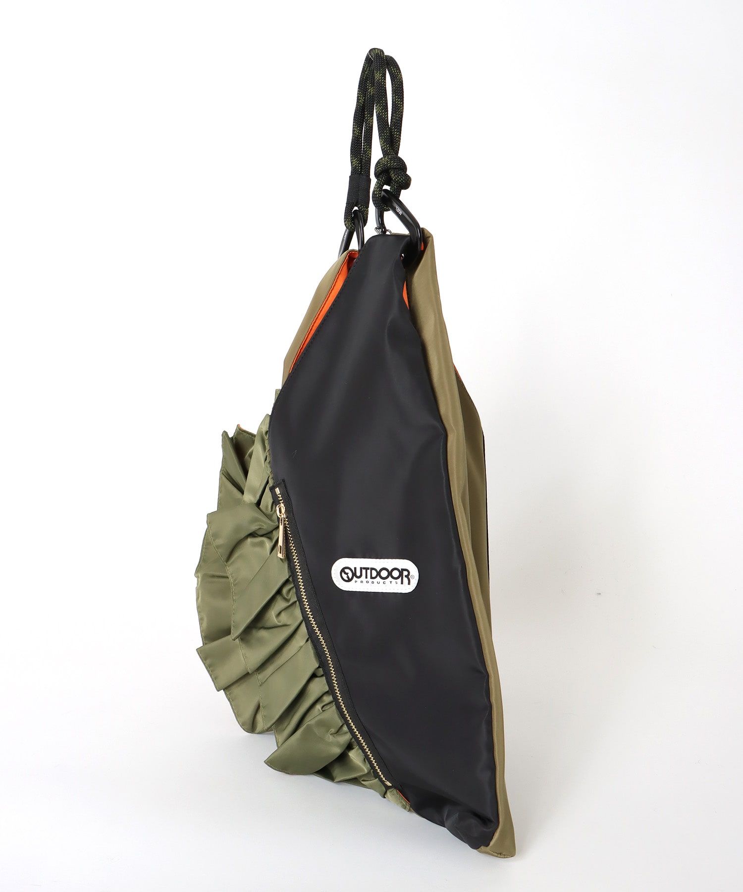 【WEB先行予約】RISLEY×OUTDOOR PRODUCTS バイカラートライアングルフリルバッグ