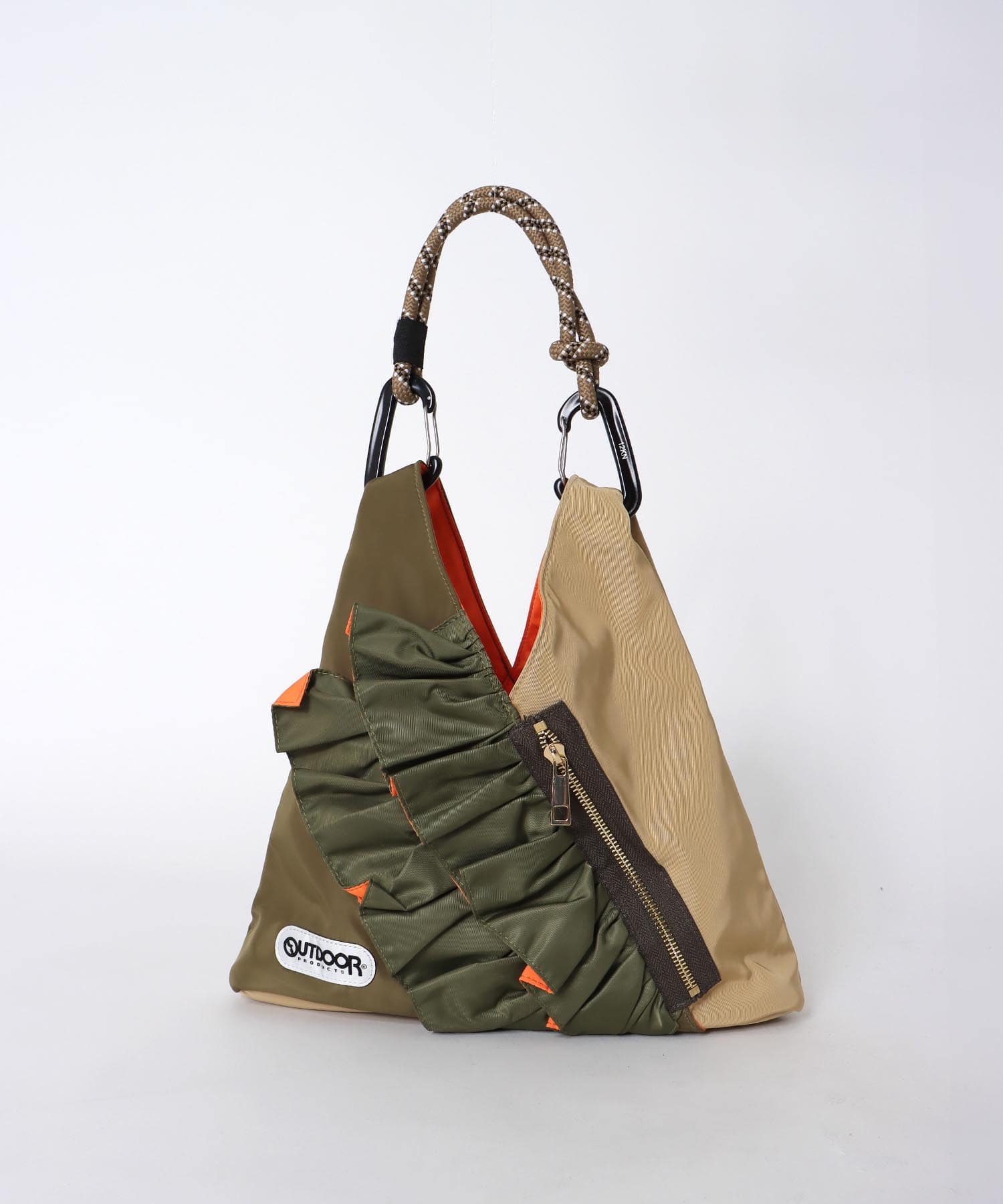 WEB先行販売【RISLEY×OUTDOOR PRODUCTS】miniバイカラーフリルバッグ