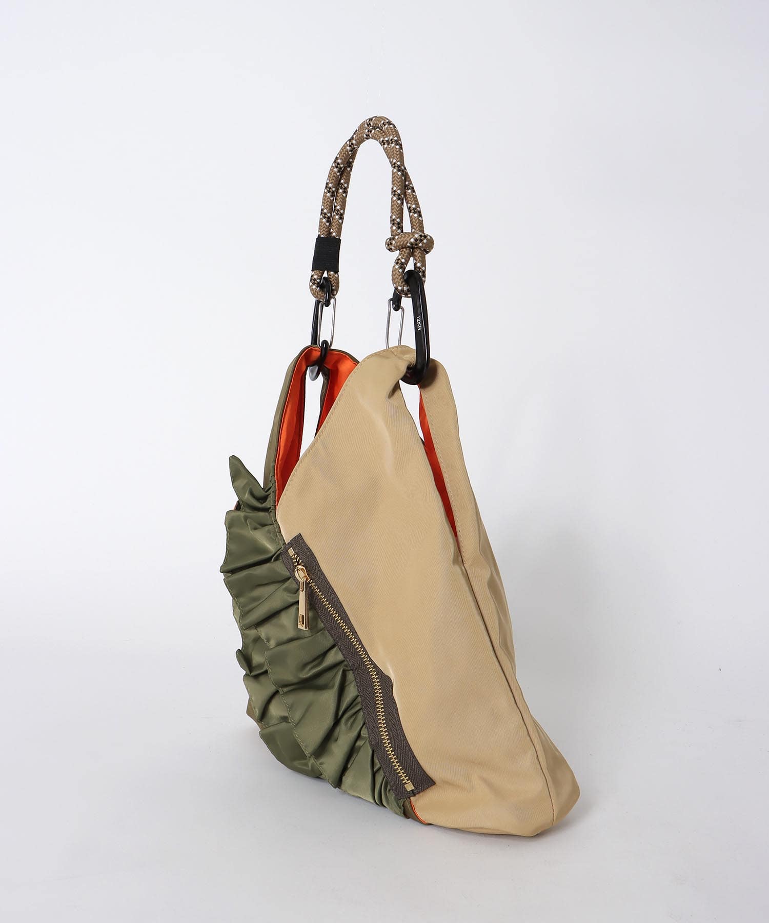 WEB先行販売【RISLEY×OUTDOOR PRODUCTS】miniバイカラーフリルバッグ