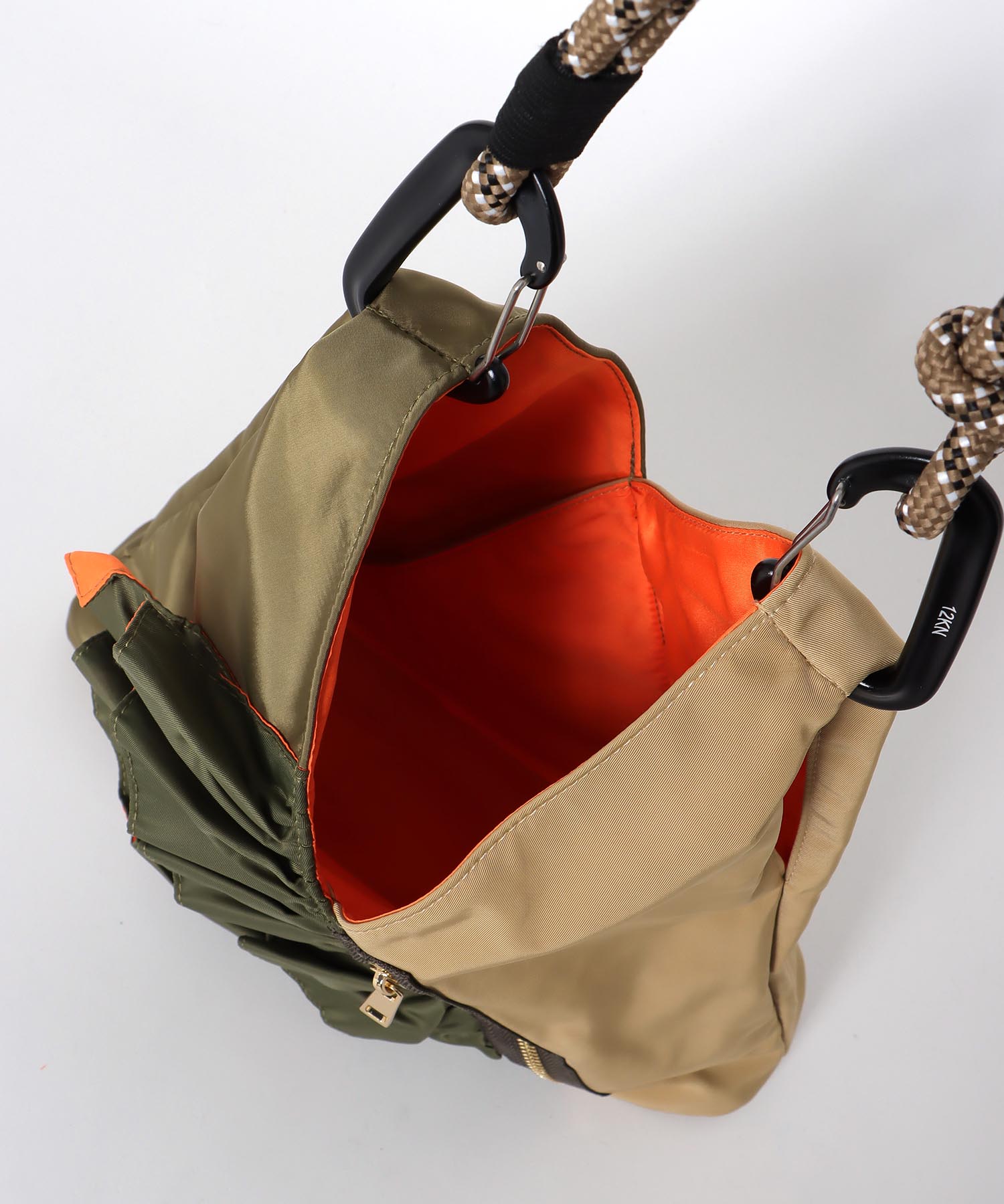 WEB先行販売【RISLEY×OUTDOOR PRODUCTS】miniバイカラーフリルバッグ
