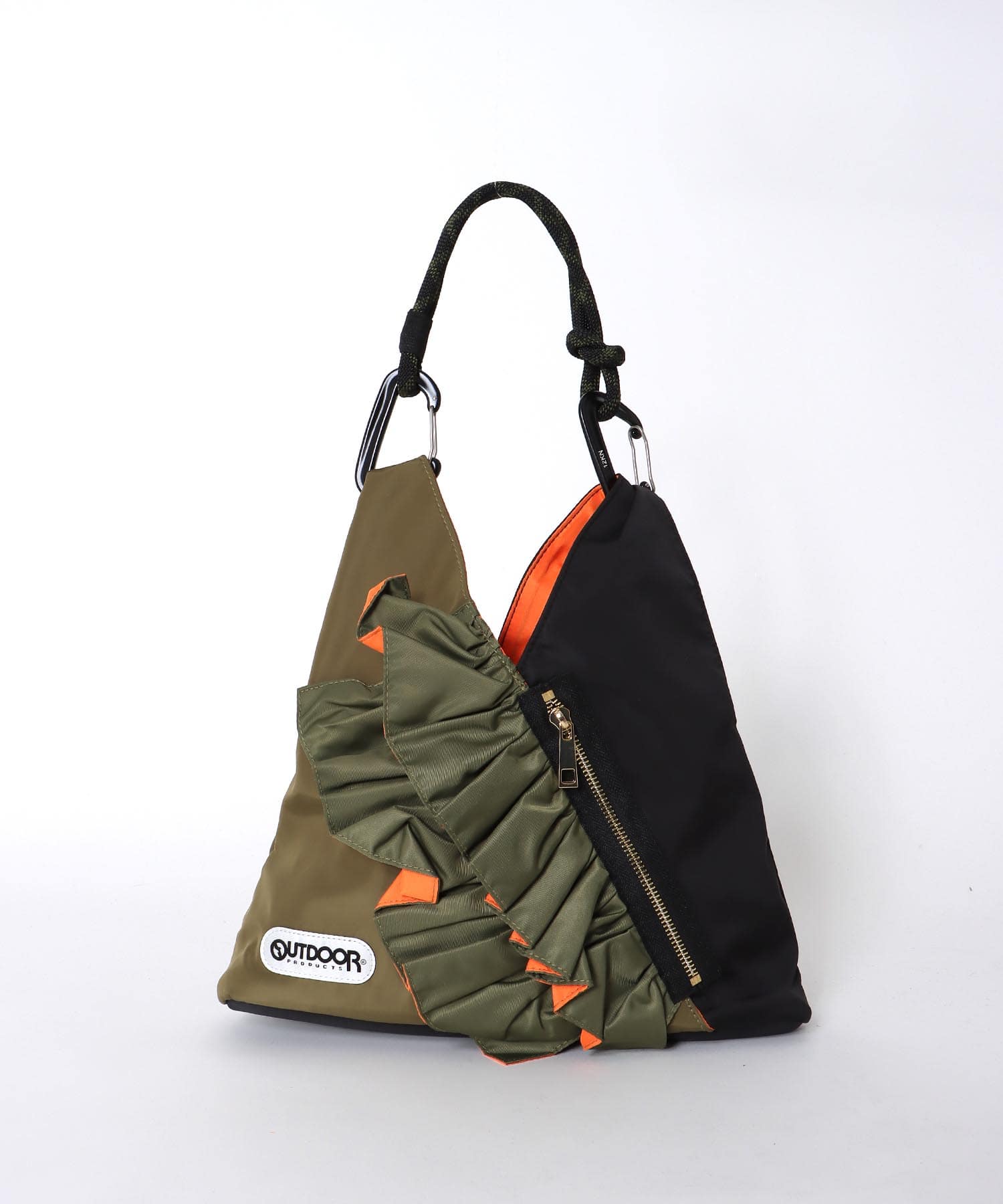 WEB先行販売【RISLEY×OUTDOOR PRODUCTS】miniバイカラーフリルバッグ
