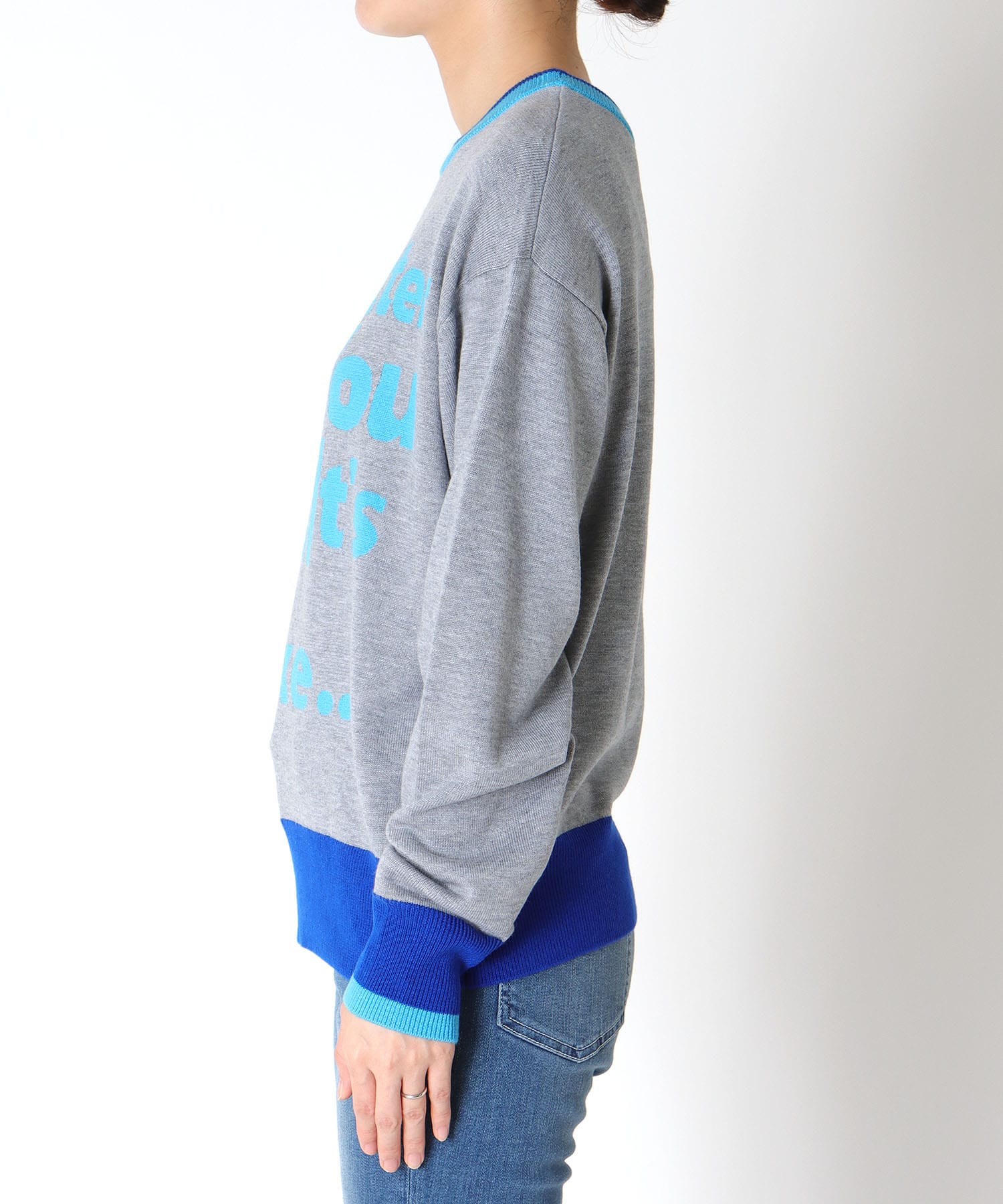 WEB先行販売【RISLEY】2WAYロゴニット