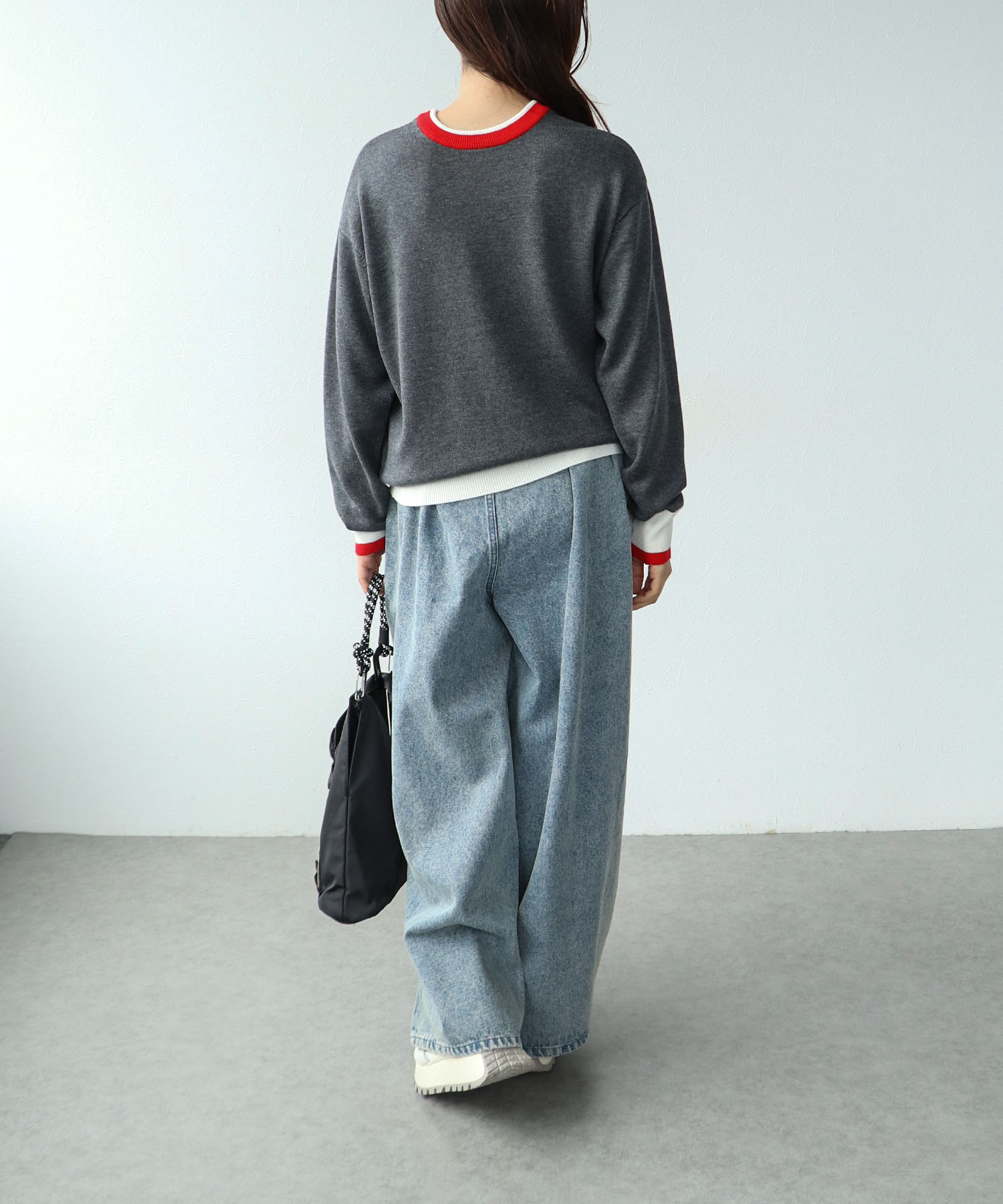 WEB先行販売【RISLEY】2WAYロゴニット
