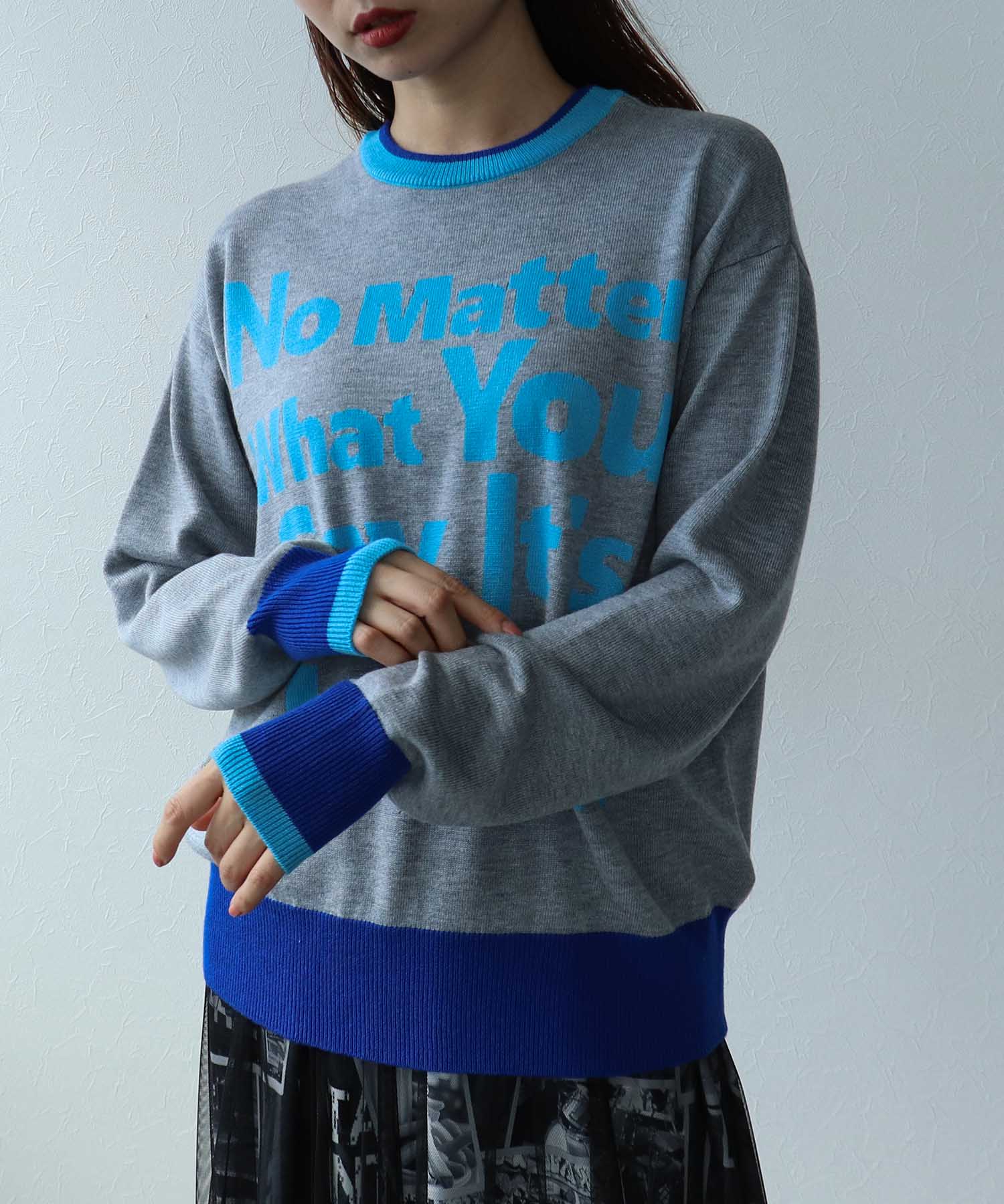 WEB先行販売【RISLEY】2WAYロゴニット